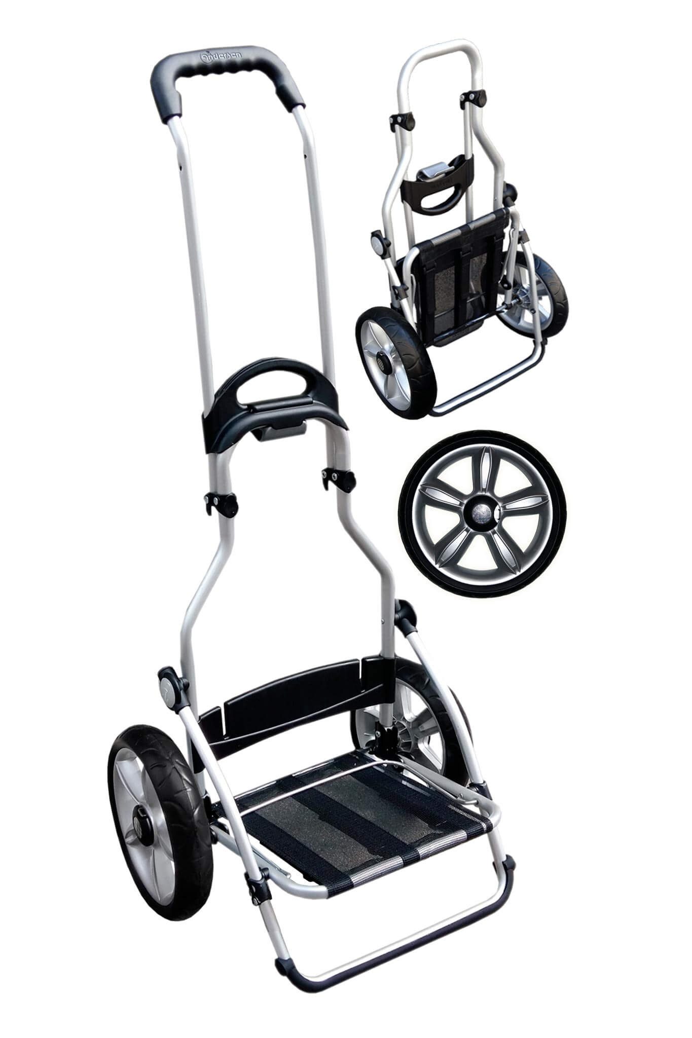 james Einkaufstrolley RONCALLI-ARTIST - stabiler Einkaufswagen mit individuellem Design, Handmade in Austria - Einkaufsbegleiter mit viel Stauraum - trägt 40kg