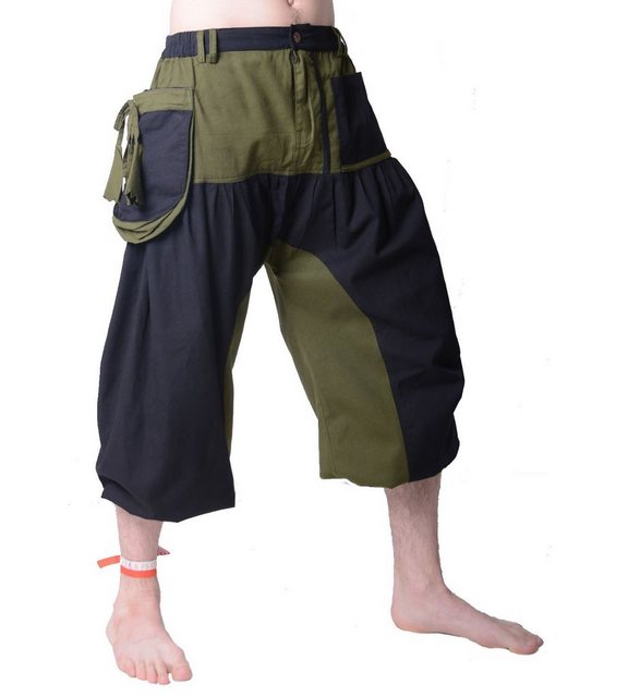 KUNST UND MAGIE Yogahose Kurze Hose Dreiviertelhose - Herren Goa Hippie Fre günstig online kaufen