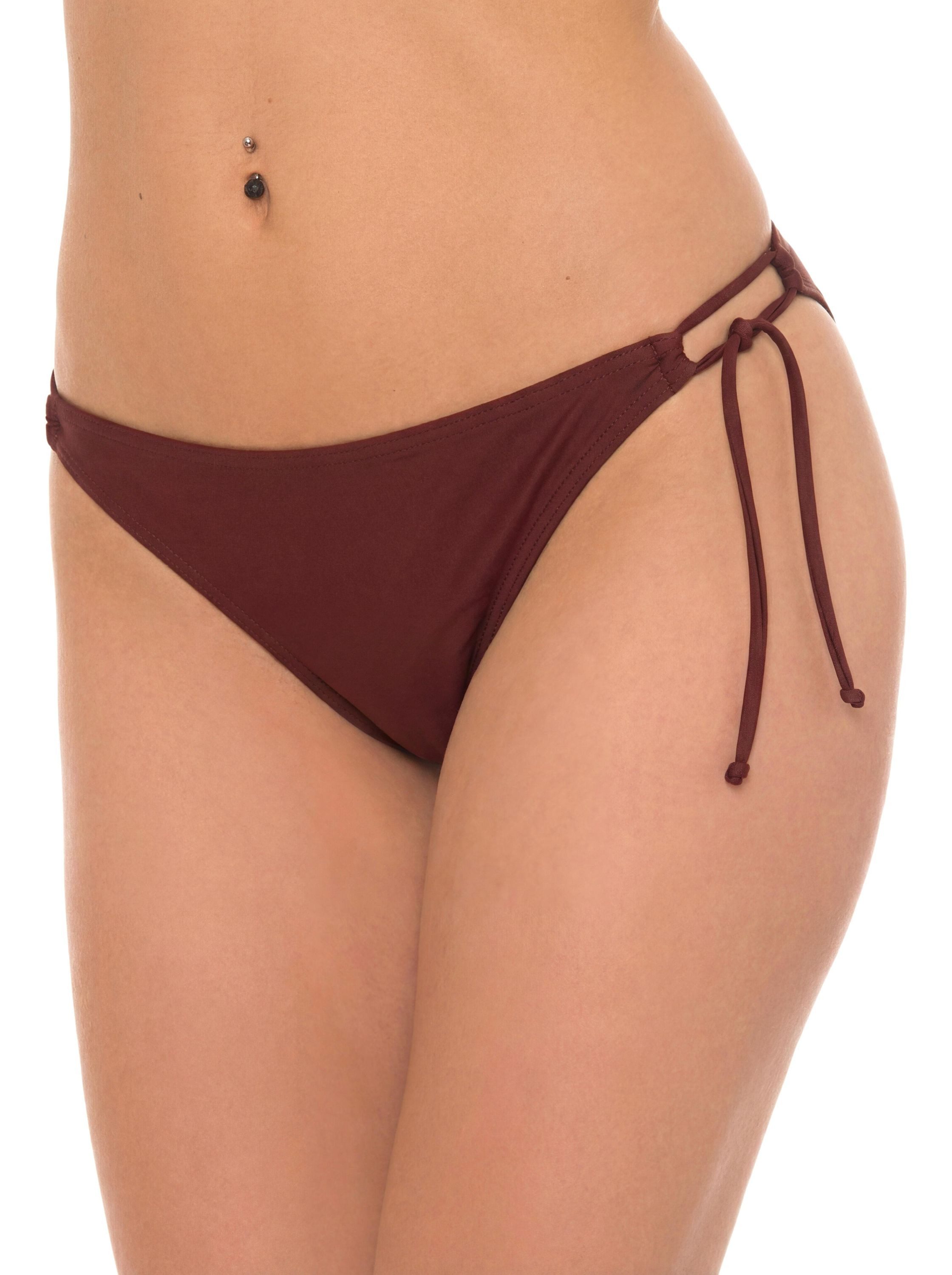 Aquarti Bikini-Hose Aquarti Damen Bikinihose Seitlich Gebunden Bikinislip Höschen