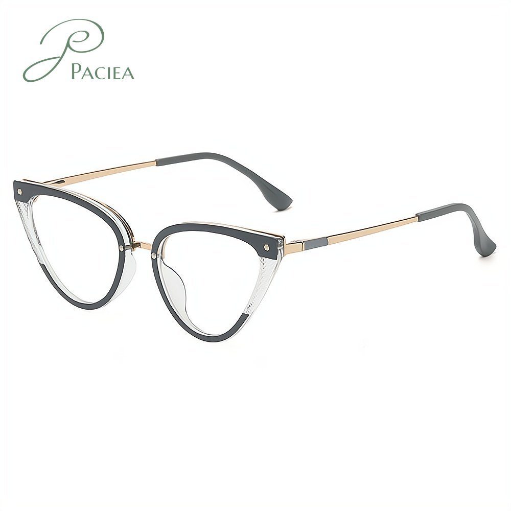 PACIEA Brille Blaue lichtbeständige Arbeitsbrille, Computerbrille grau | Brillengestelle