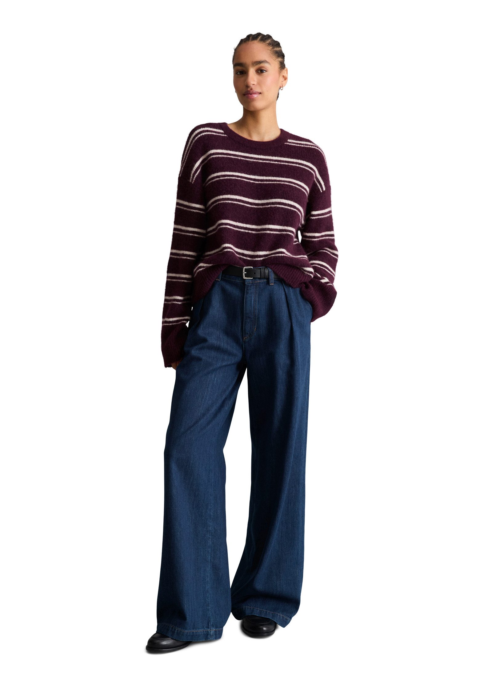 Marc O'Polo DENIM Strickpullover aus kuscheligem Alpakawolle-Mix – Bild 5 von 5