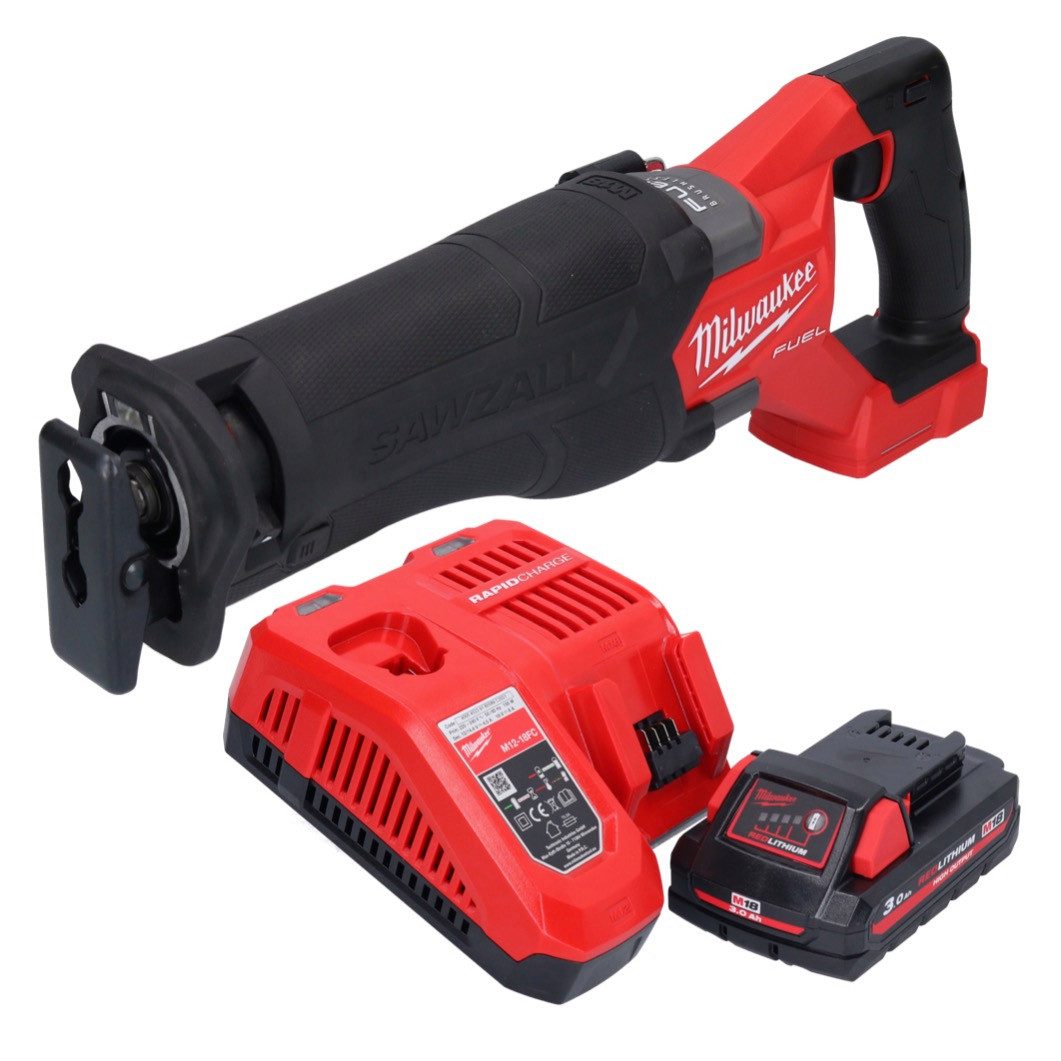 Milwaukee Akku-Reciprosäge M18 FSZ-301 Akku Recipro Säbelsäge 18 V Brushless + 1x Akku 3,0 Ah