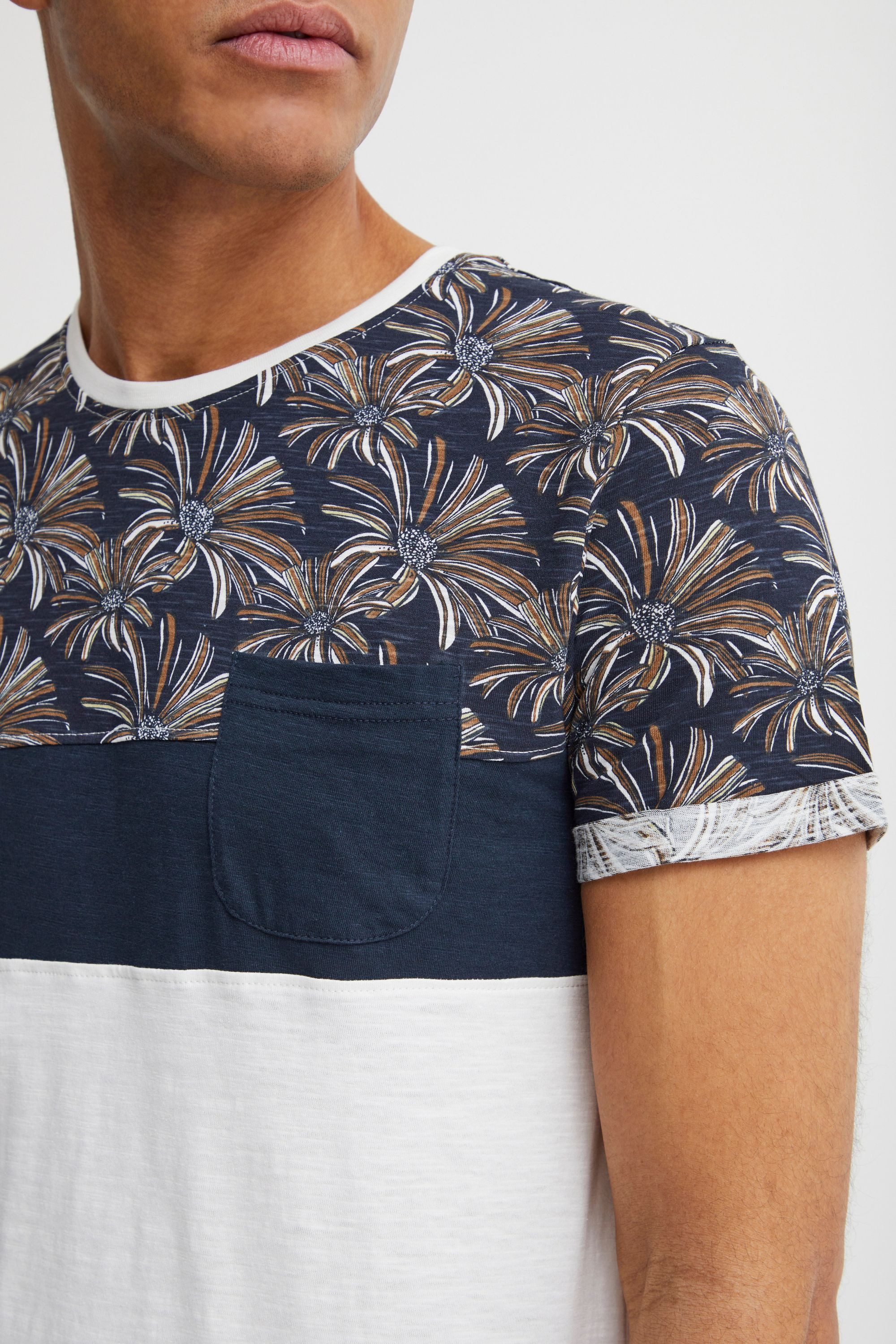 !Solid Rundhalsshirt SDFlorian Kurzarmshirt mit Bustttasche günstig online kaufen