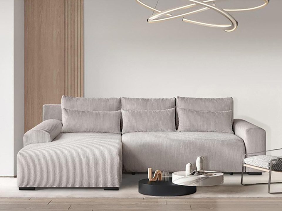 Beautysofa Ecksofa Benny, mit Schlaffunktion, Bettkasten, günstig online kaufen