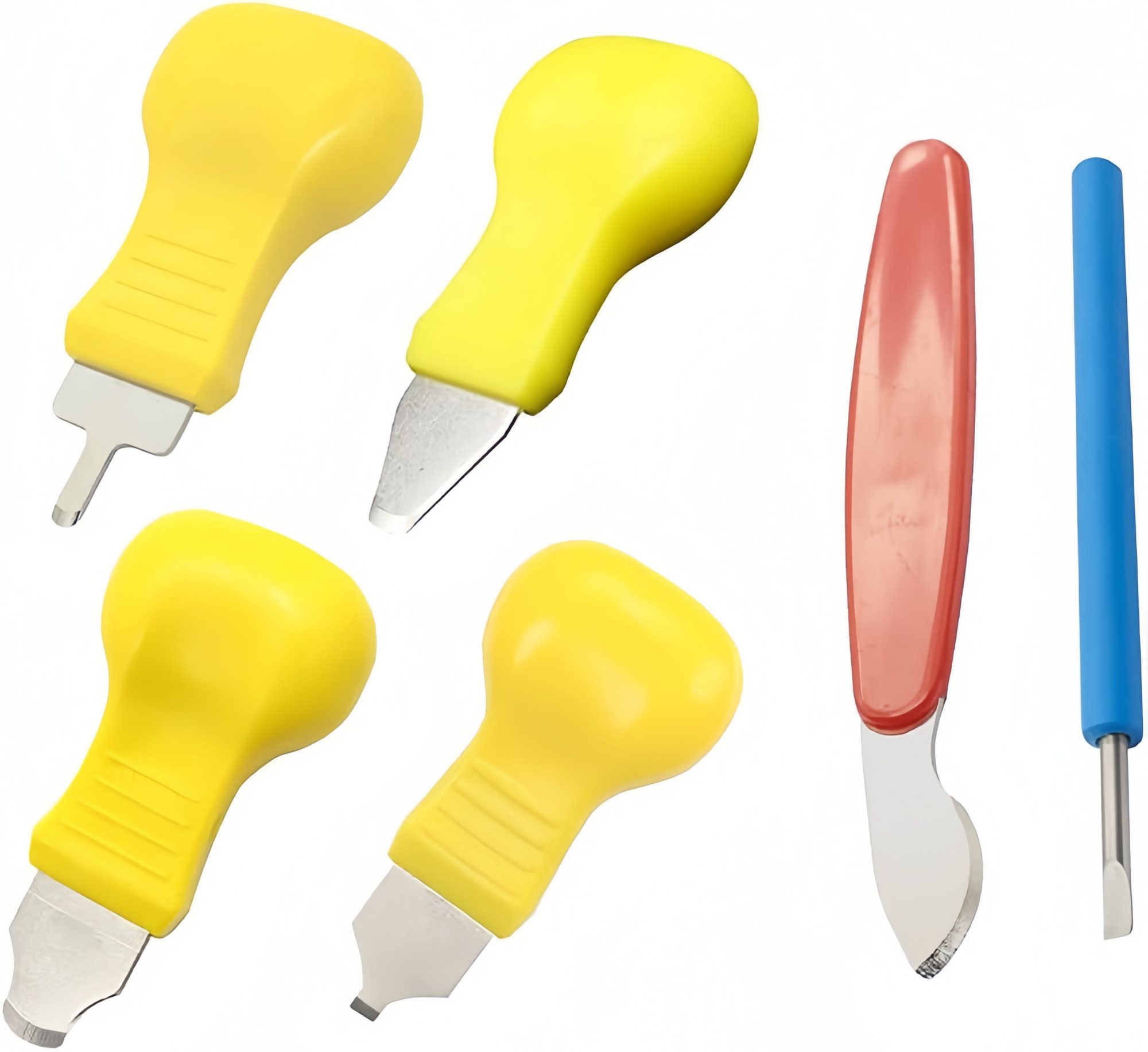 FOUORTUNATE-BEE Reparatur-Set 6-teiliges Uhrmacher-Werkzeugset für Uhrenreparaturen, 6-St., Uhrengehäuse-Öffner Set für verschiedene …