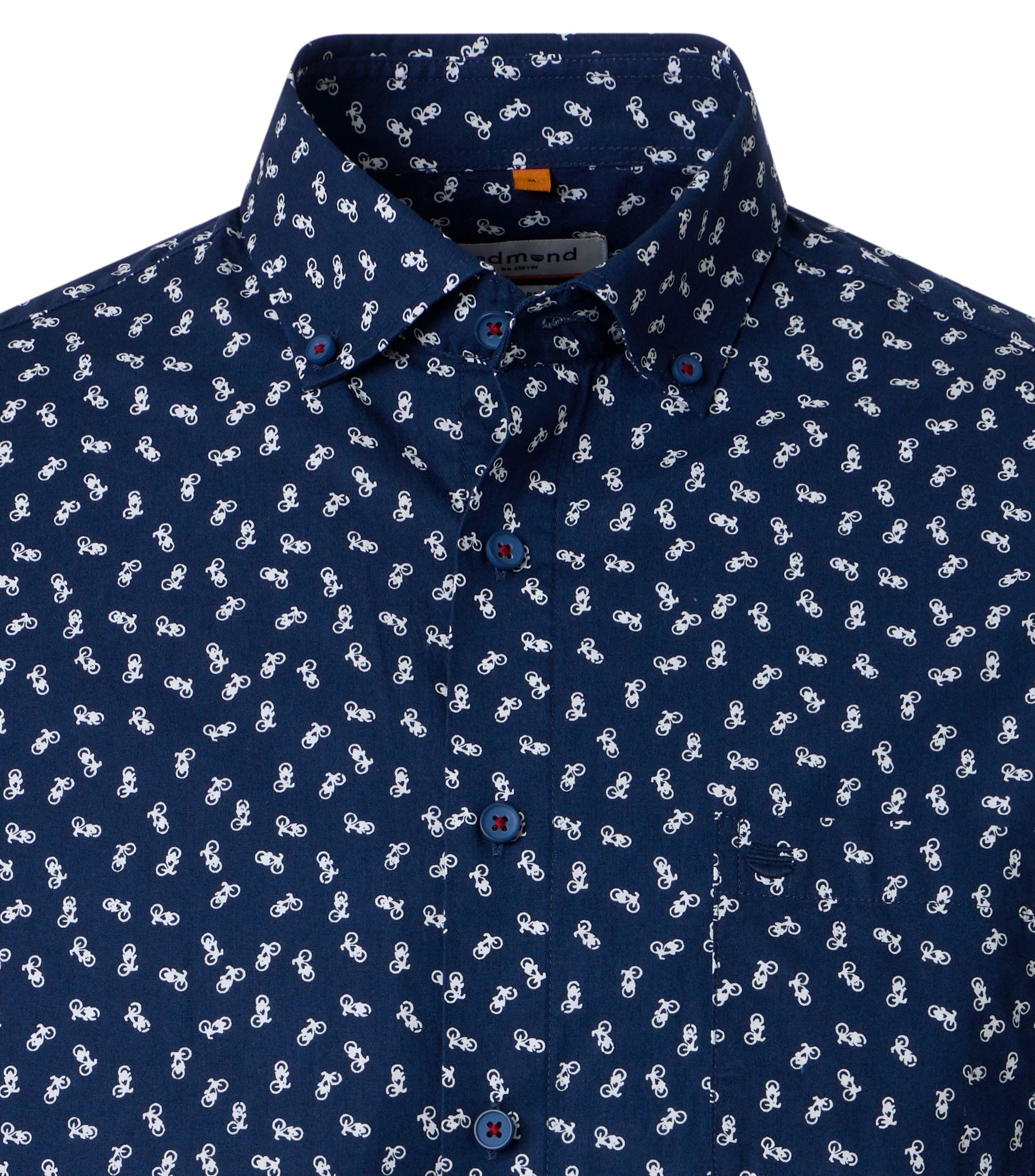 Redmond Kurzarmhemd Print Comfort Fit