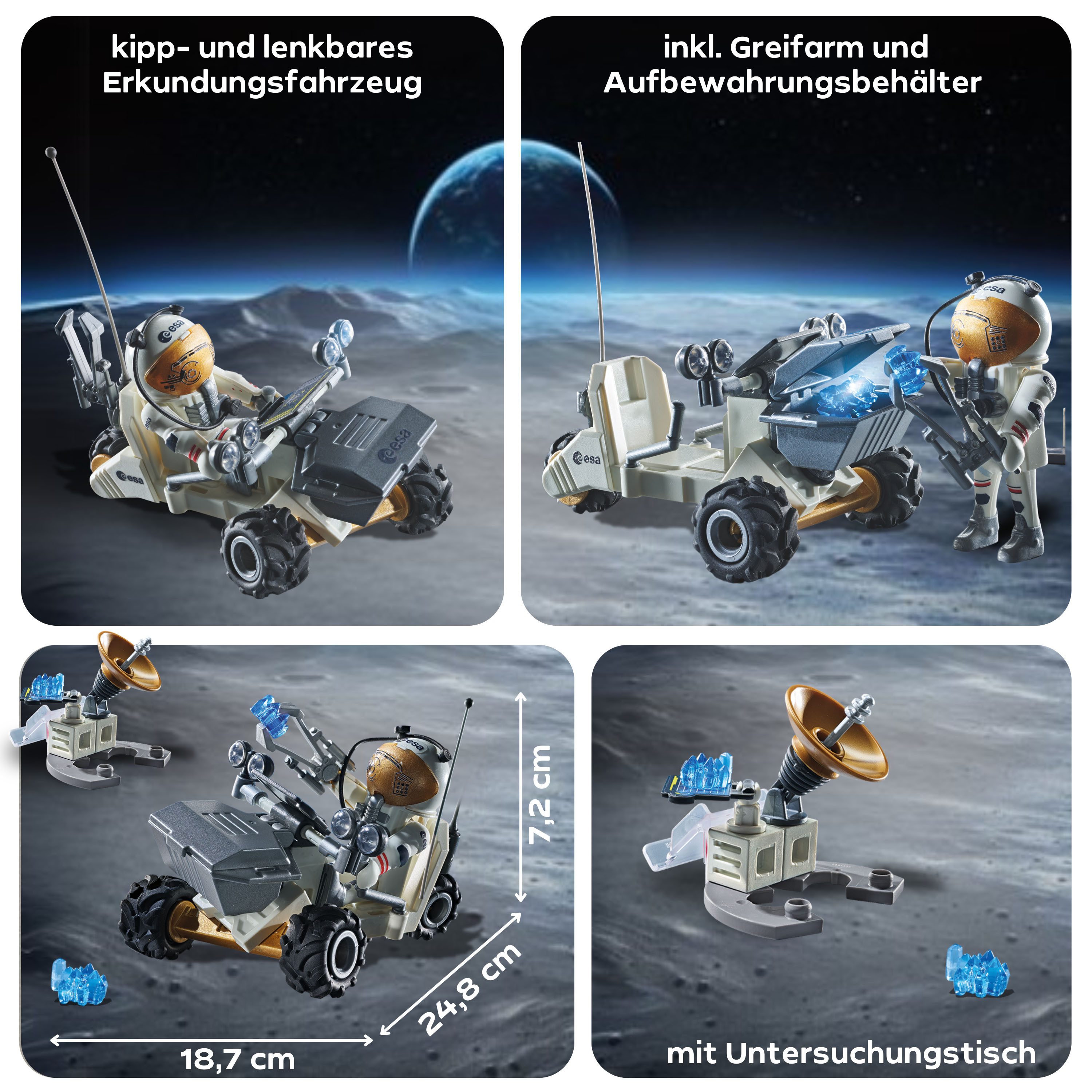 Playmobil® Weltraummission (71734), Playmobil Action Heroes Konstruktions-Spielset, (57 St), Made in Europe – Bild 4 von 5
