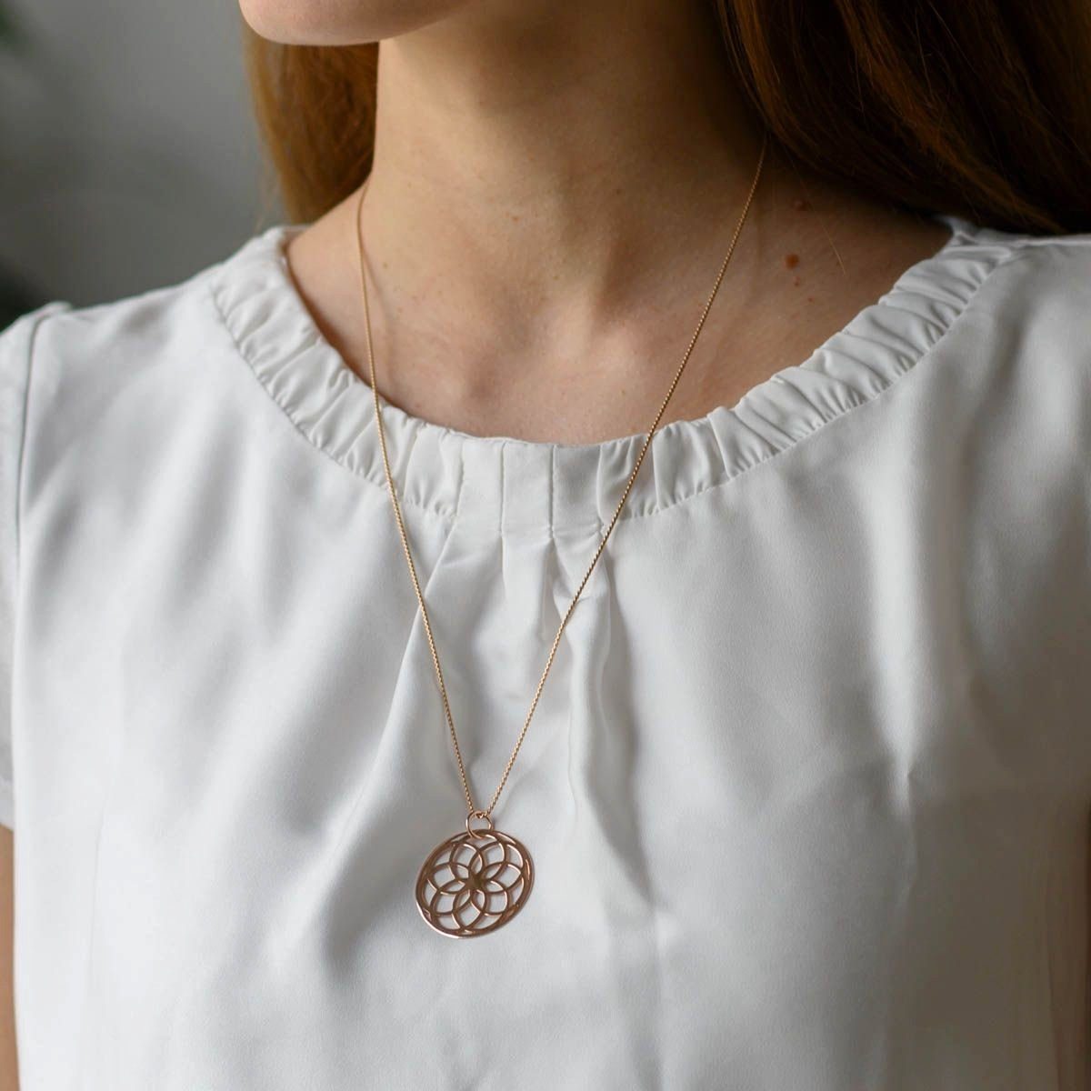 Materia Kettenanhänger Lebensblume / Blume des günstig online kaufen