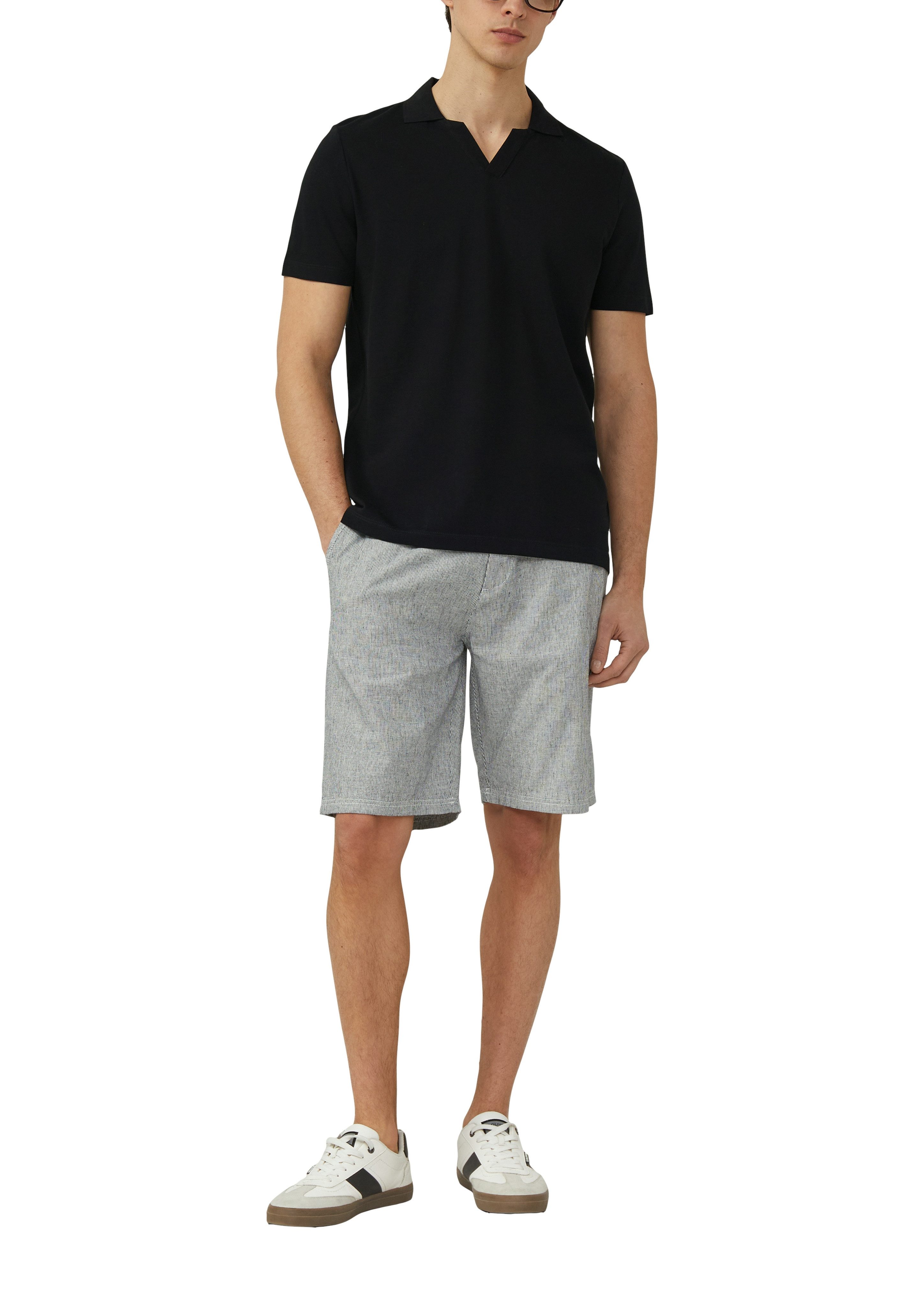s.Oliver Shorts Sommershorts mit Leinen