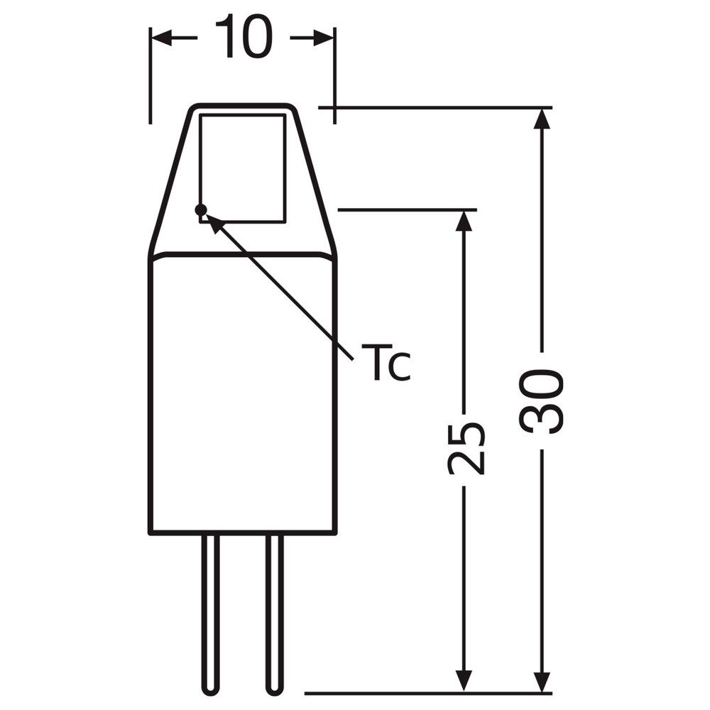 Osram LED-Leuchtmittel OSRAM 4099854762437 LED EEK F (A - G) G4 Stiftsockel 1 W Warmweiß nic