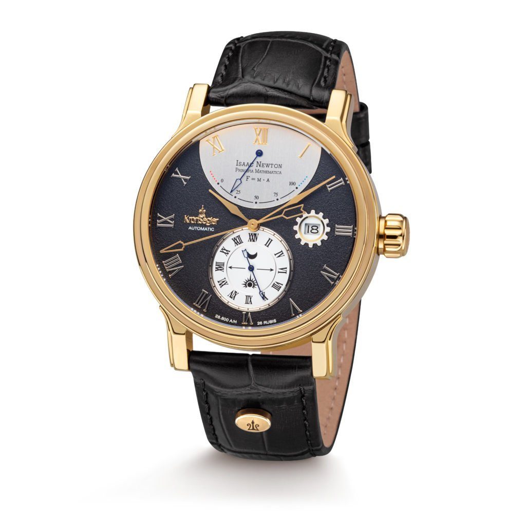Automatikuhr Isaac Newton Principia Mathematica, Herrenuhr
