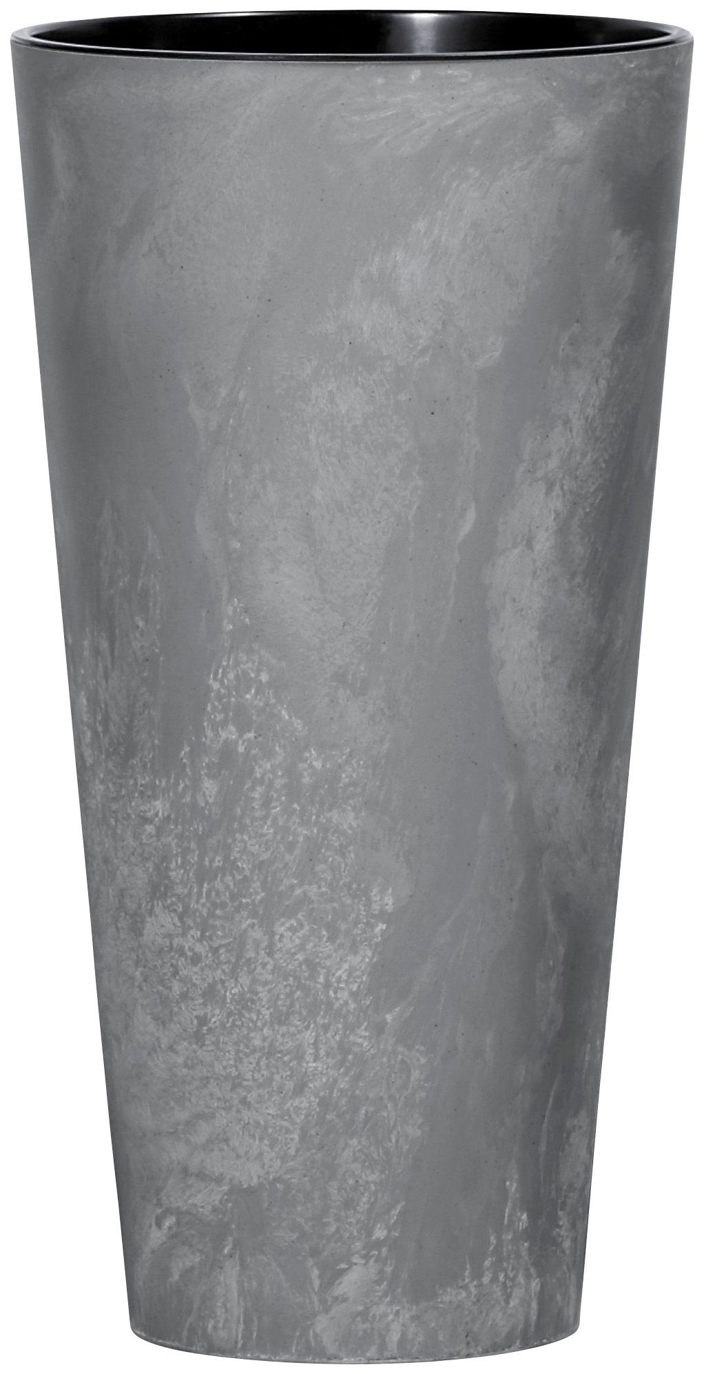 Prosperplast Pflanzkübel Tubus Slim Effect, ØxH: 30x57,2 cm,  Fassungsvermögen im Einsatz 15l, ohne Einsatz 27l | Pflanzkübel