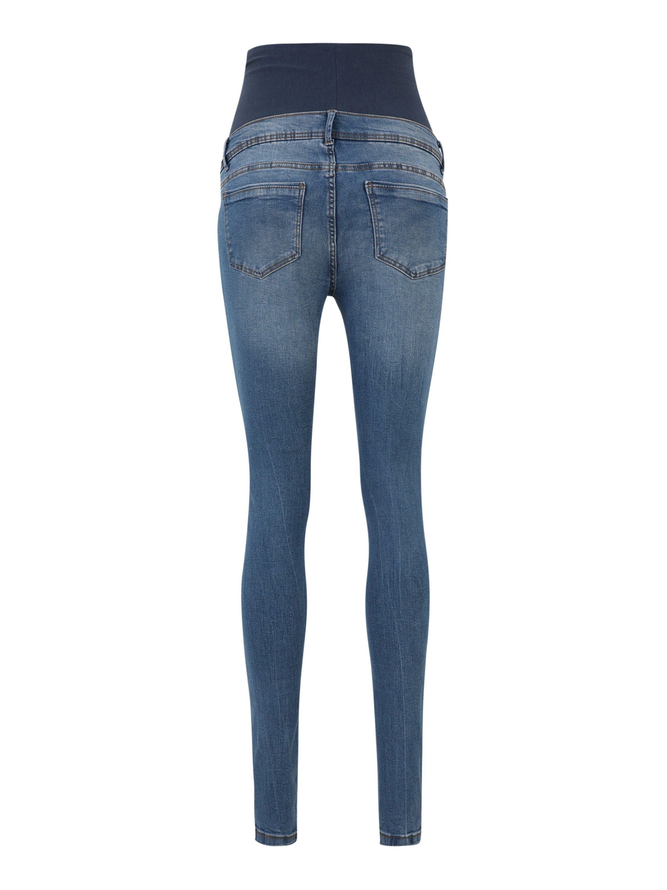 Mamalicious Skinny-fit-Jeans (1-tlg) Plain/ohne Details günstig online kaufen