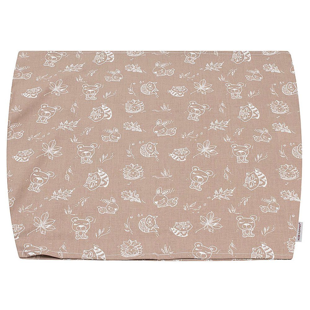 HOBEA-Germany Stillkissenbezug Baby Lagerungsbezug Waldbewohner cappuccino, günstig online kaufen