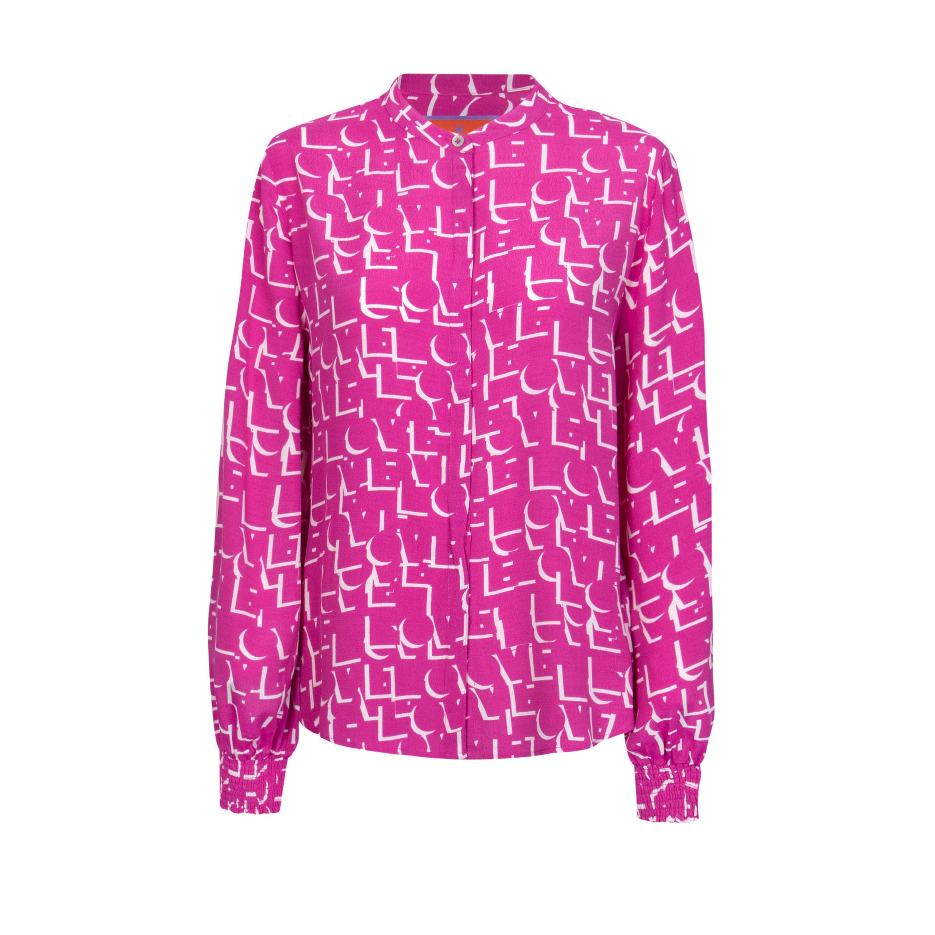 Lieblingsstück mit bubblegum graphischem Klassische Print Bluse ErsiliaL