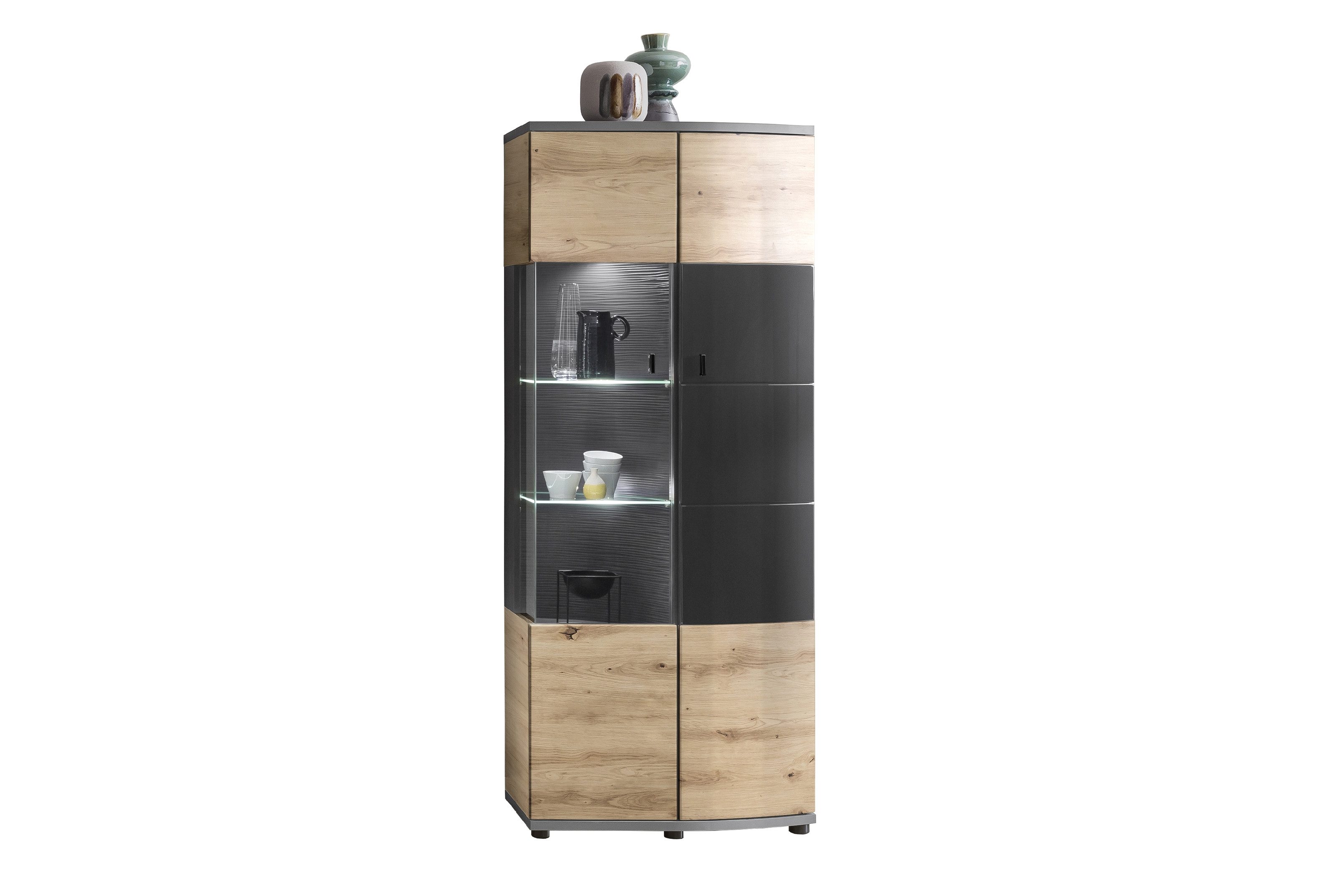 Forestdream Standvitrine 70,1 x 171,2 x 37,4 cm (B/H/T) günstig online kaufen