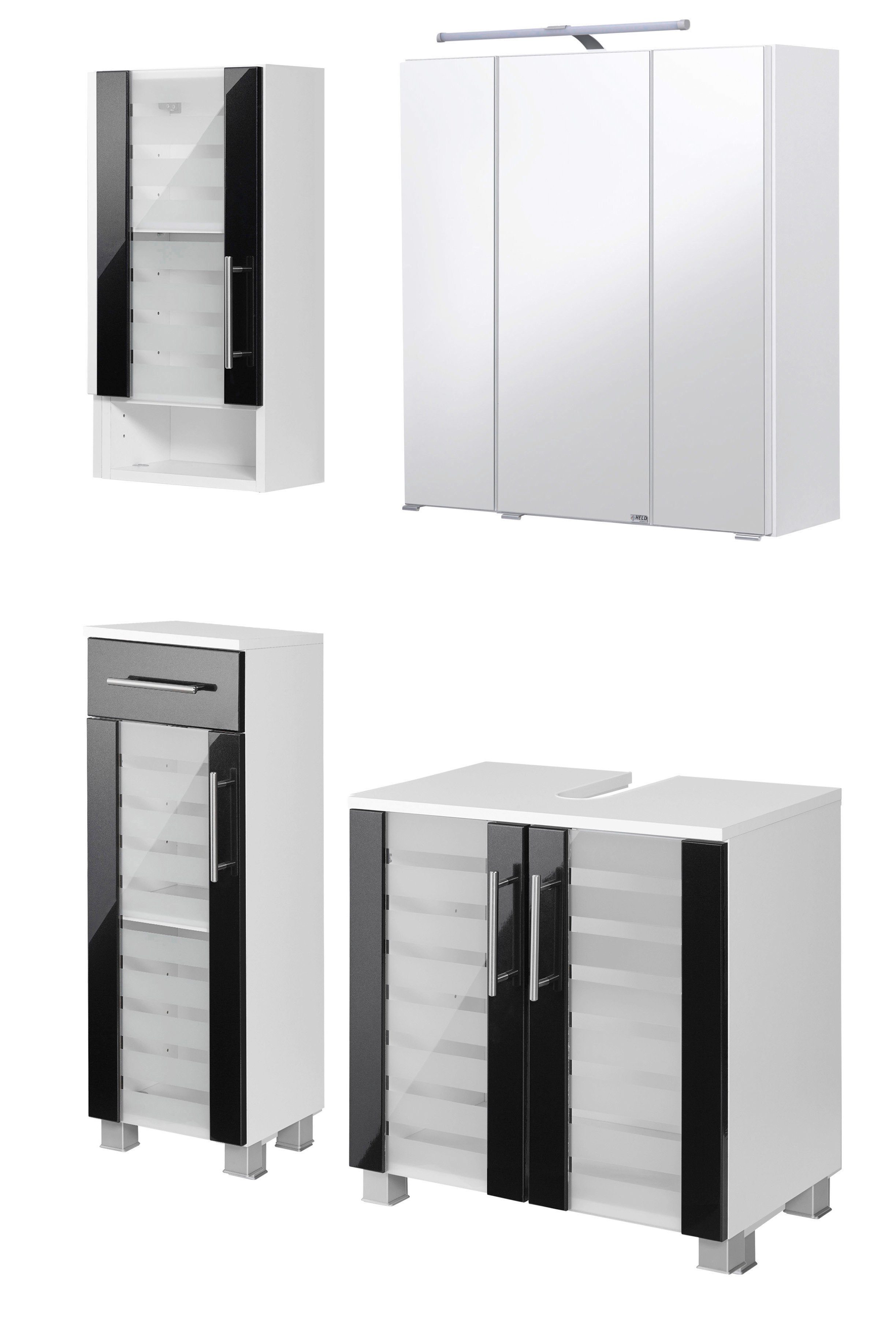 welltime Badmöbel-Set Jaca, (4-St), Badmöbel-Set mit günstig online kaufen