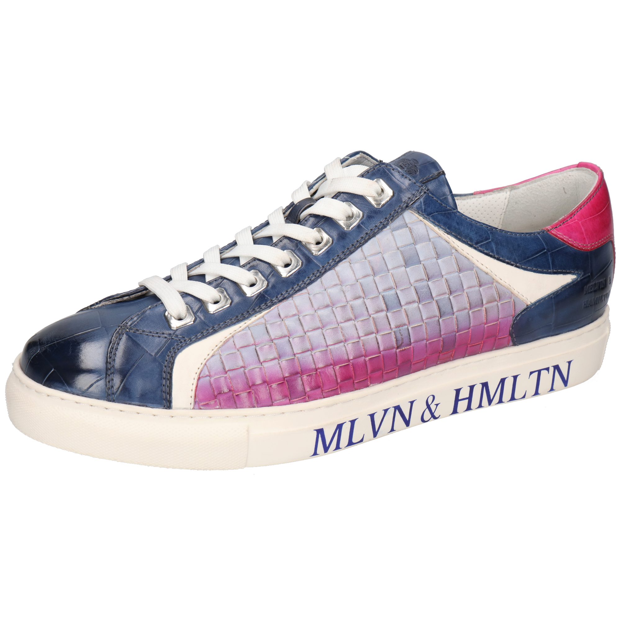 Melvin & Hamilton Harvey 9 Leder-Schnürschuhe für Herren Sneaker Plateausohlen, Echtes Leder, Herausnehmbare Innensohle