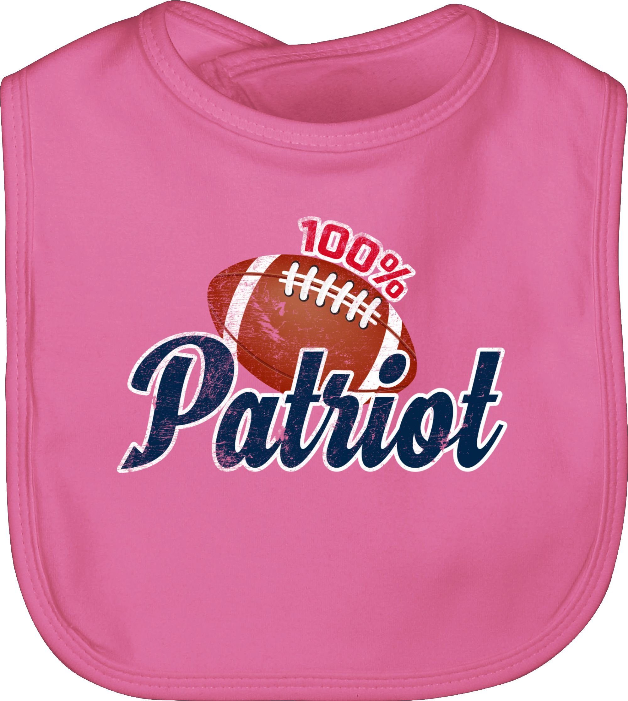 Shirtracer Lätzchen 100% Patriot, Sport & Bewegung Baby 2 Pink