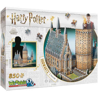 Wrebbit 3D-Puzzle »3D-Puzzle Harry Potter Hogwarts Große Halle 850«, Puzzleteile