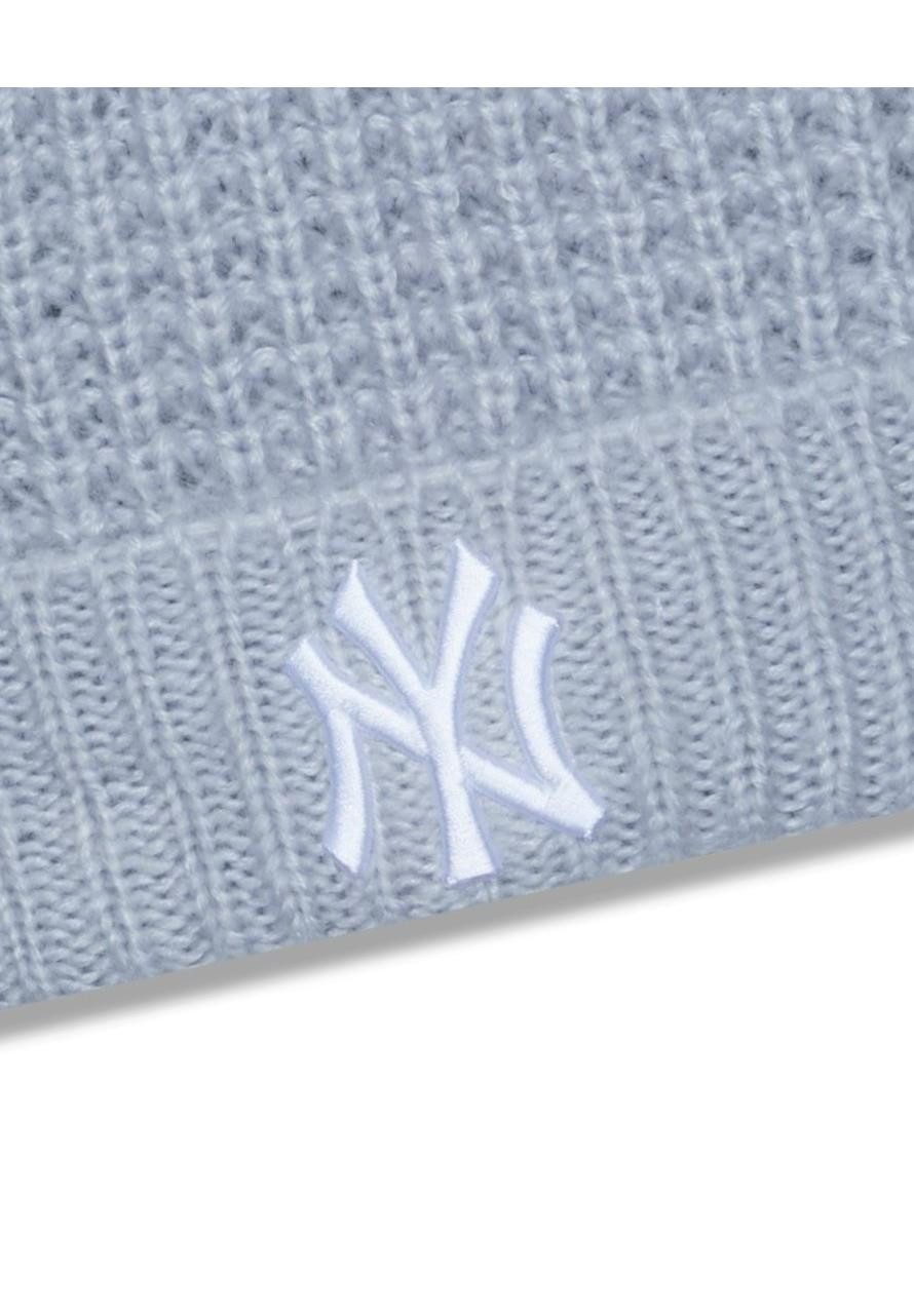 New Era Bommelmütze New York Yankees Gray MLB Cosy Pom Women Beanie New Era (1-St)