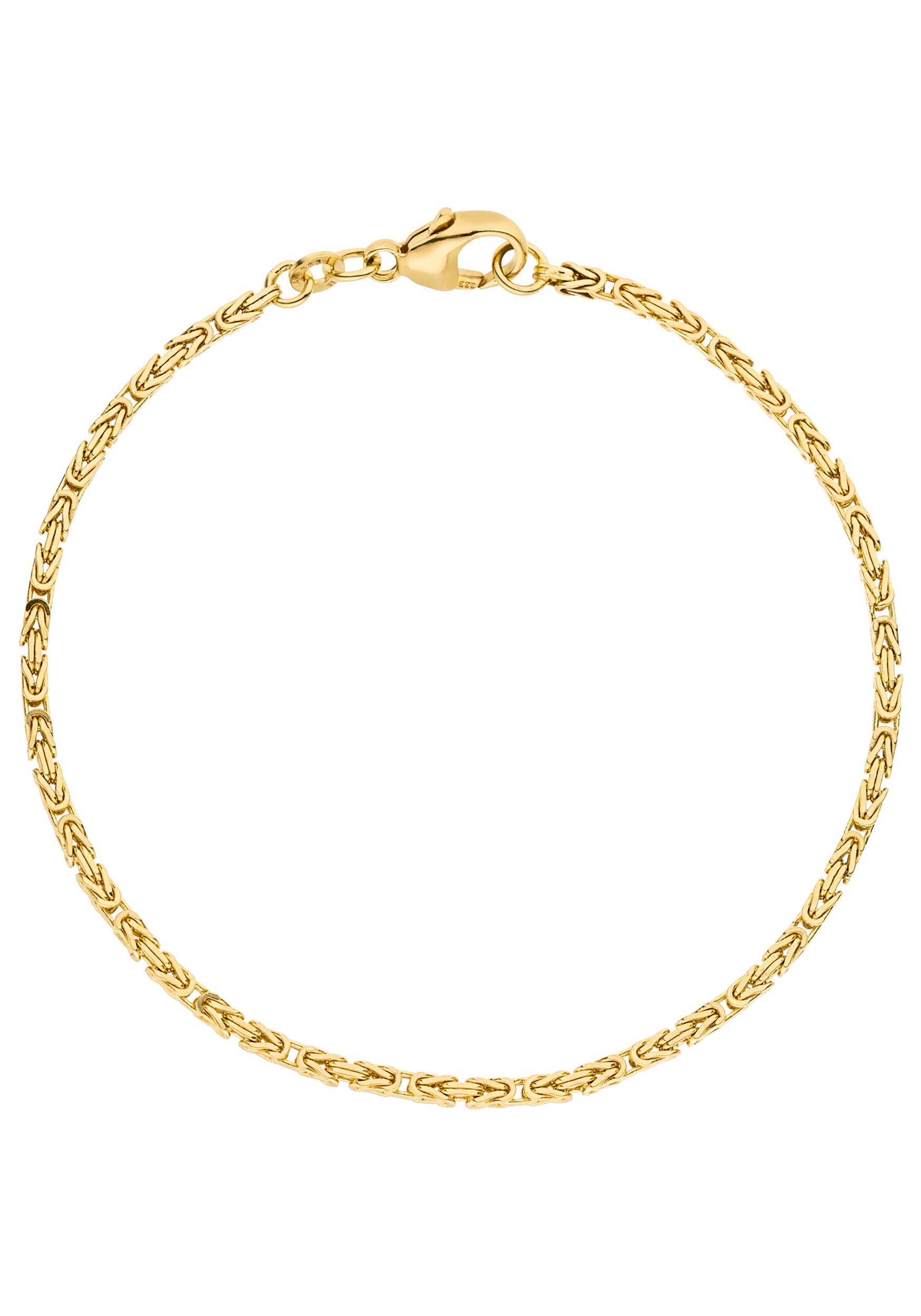 JOBO Goldarmband Armband Königsarmband 1,8 mm 18,5 cm, 333 Gold massiv