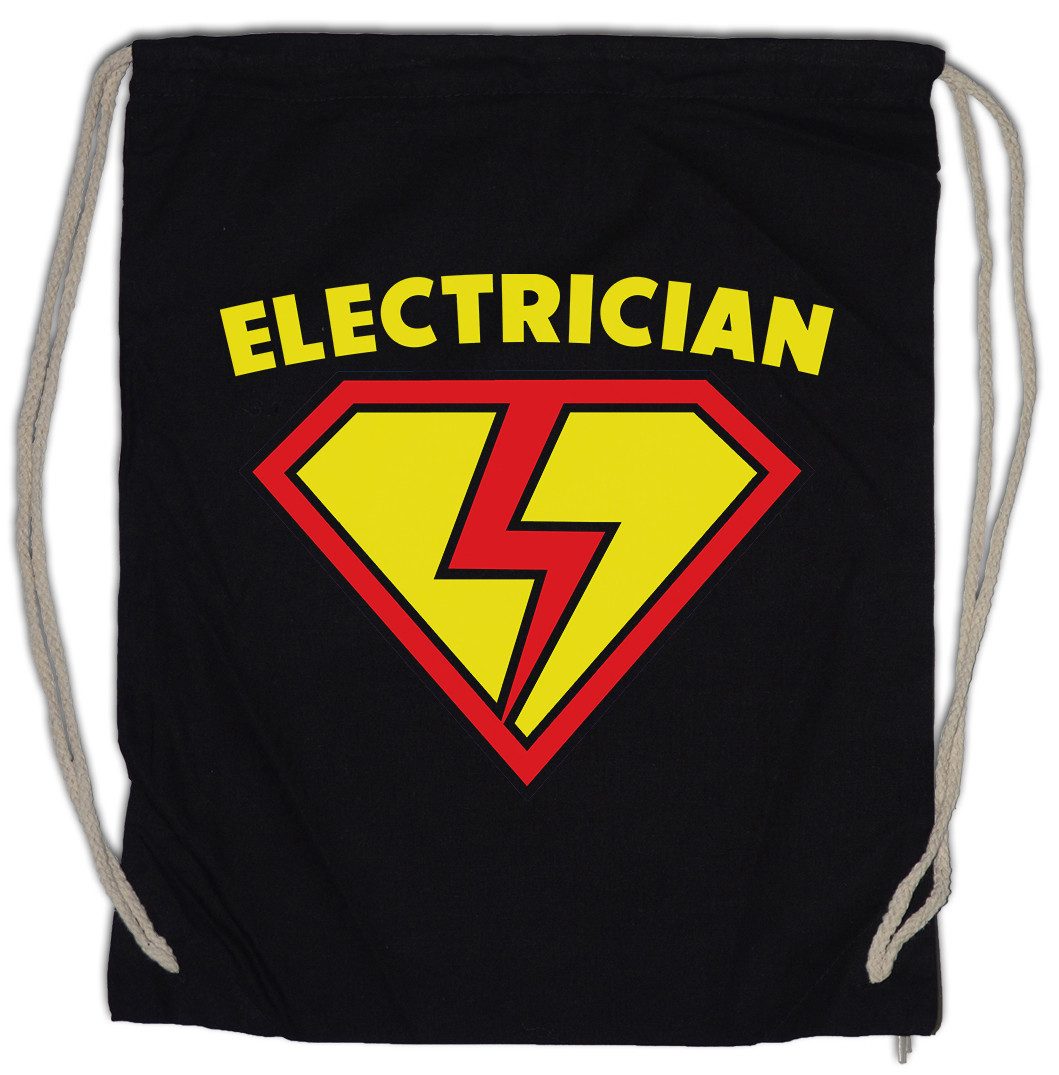 Turnbeutel Super Electrician Turnbeutel Elektriker Volt Strom Geselle Lehre Man