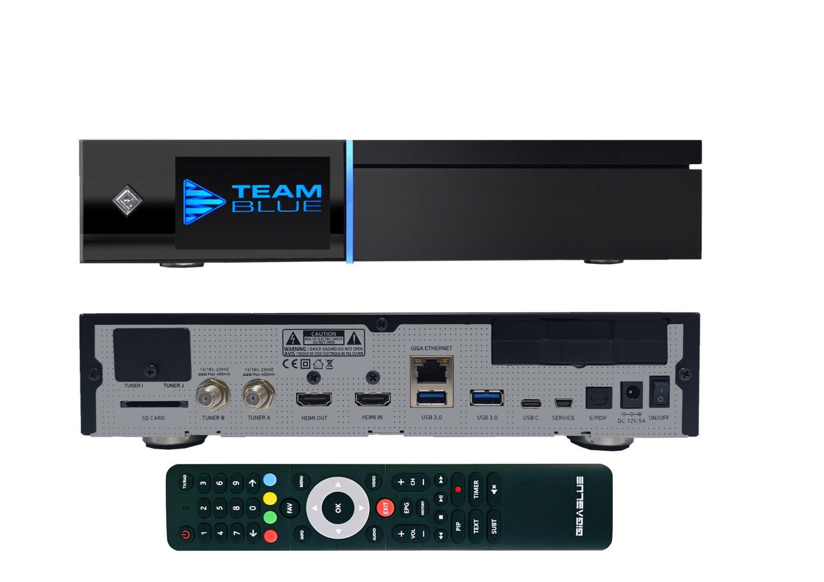 GigaBlue UHD Quad 4K Pro 2x FBC DVB-S2 + Dual/Twin DVB-C/T2 Tuner SAT-Receiver
