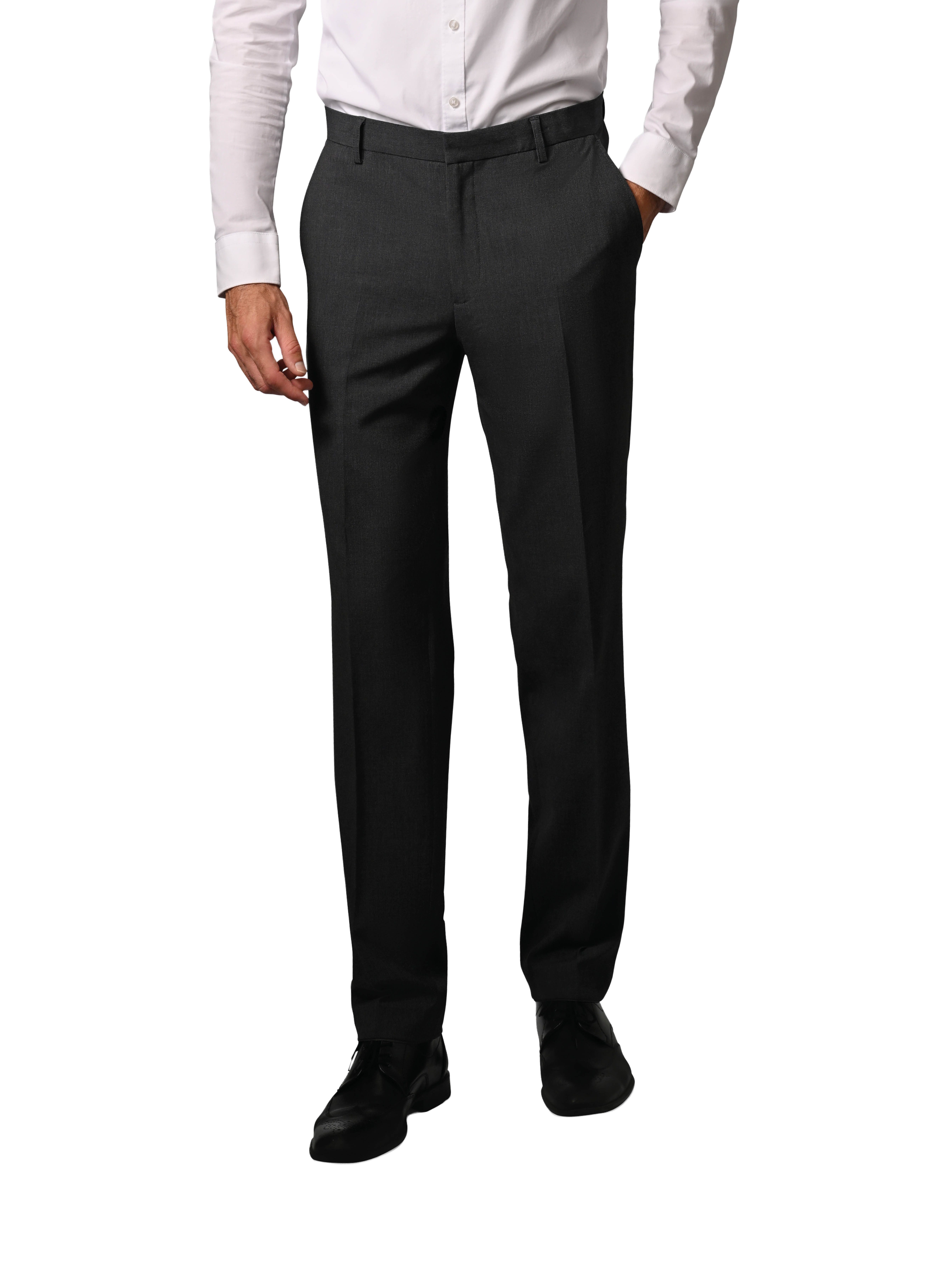 Hirschthal Anzughose Herren Business Anzughose Slim-Fit in Lang- und Normalgrößen