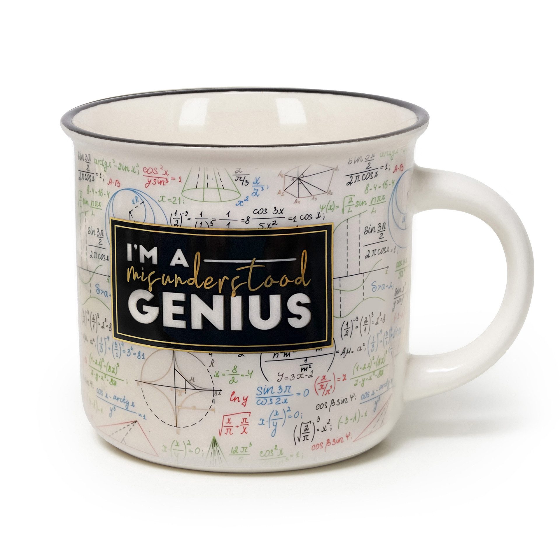 Legami Cappuccinotasse Legami Porzellantasse Trinkbecher Cu-Puccino Genius