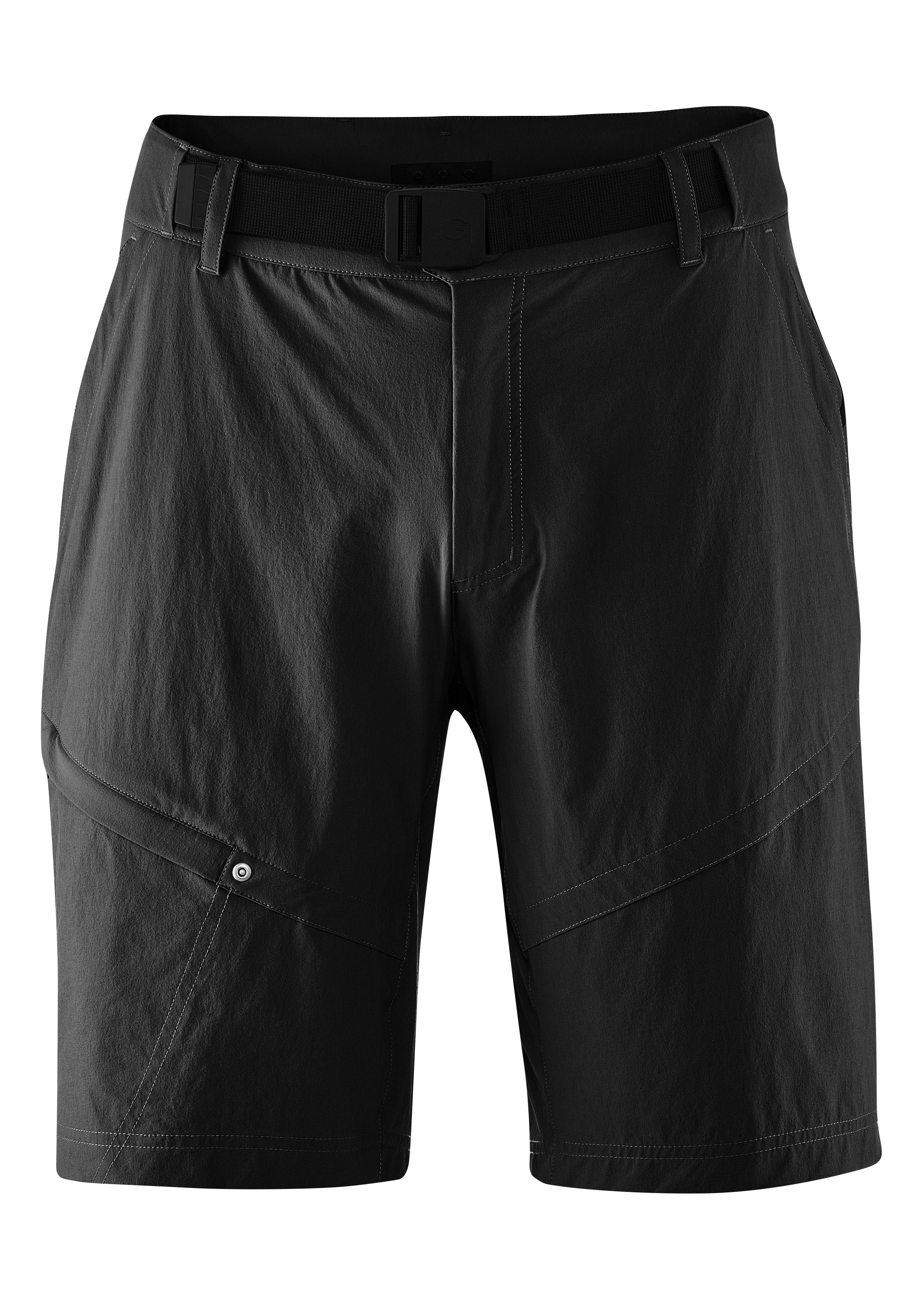 Gonso Fahrradhose Arico Basic kurze Herren Radhose mit Sitzpolster, wasserabweisend, inkl. Gürtel