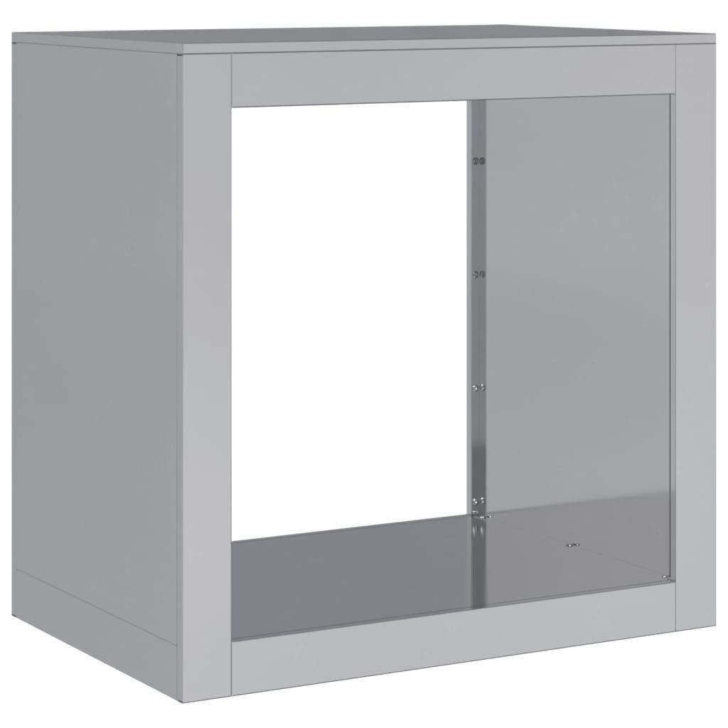 vidaXL Kaminholzregal Brennholzregal 60x40x60 cm Verzinkter günstig online kaufen