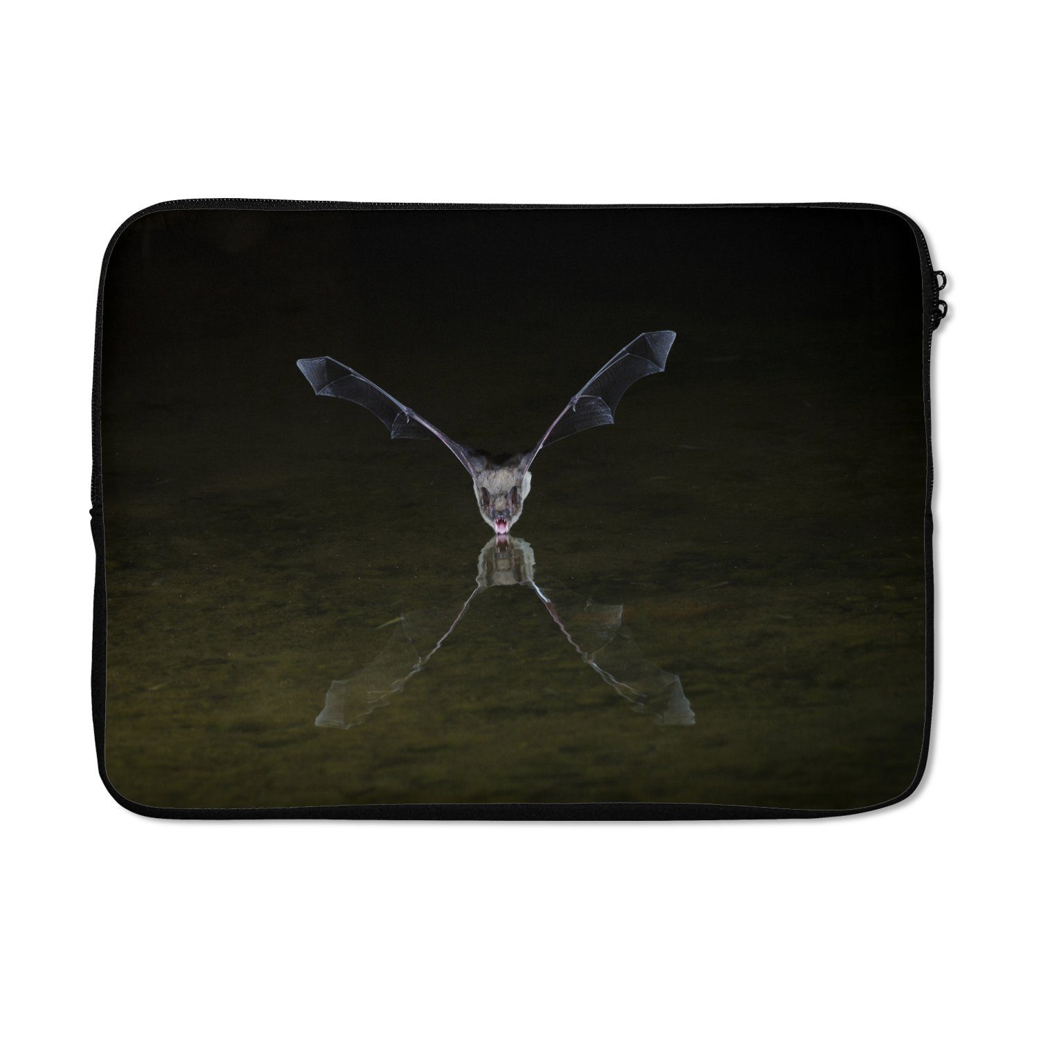 Laptop-Hülle Fledermaus über Wasser