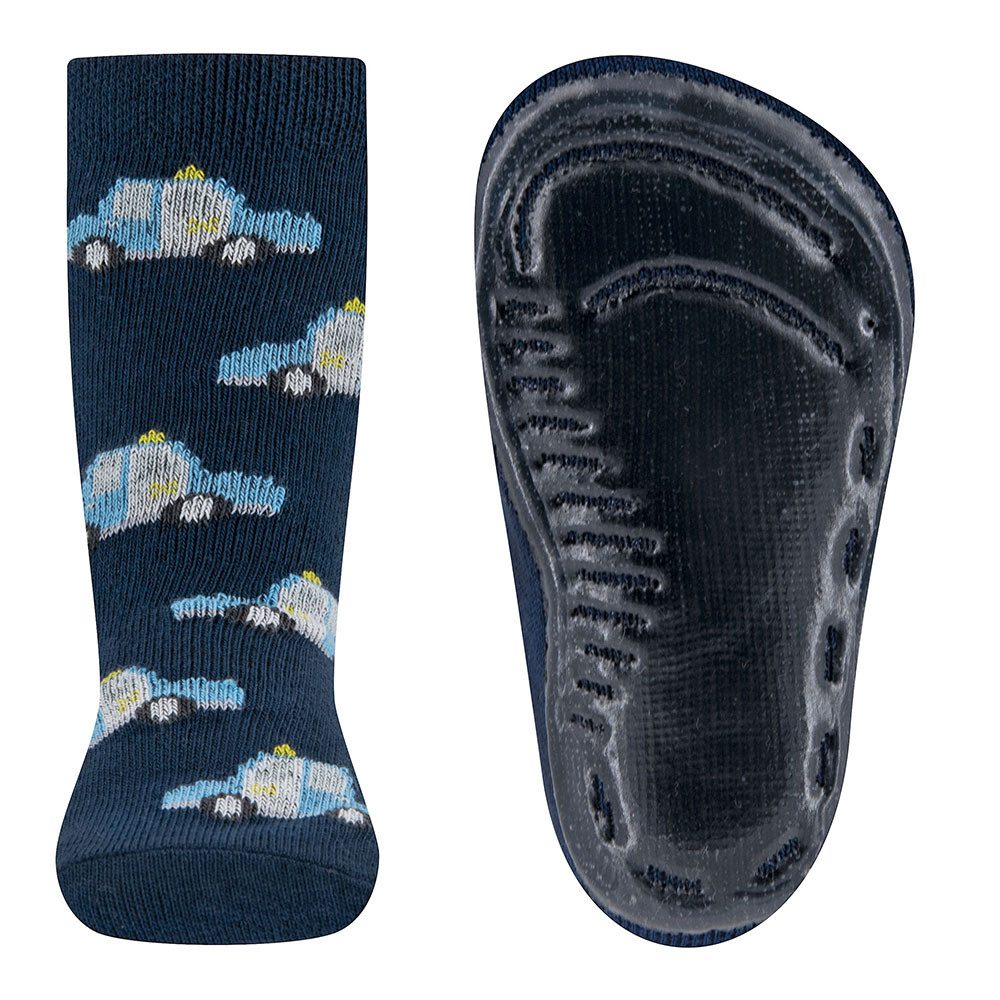 ABS-Socken Stoppersocken Polizeiauto - ohne Plüsch