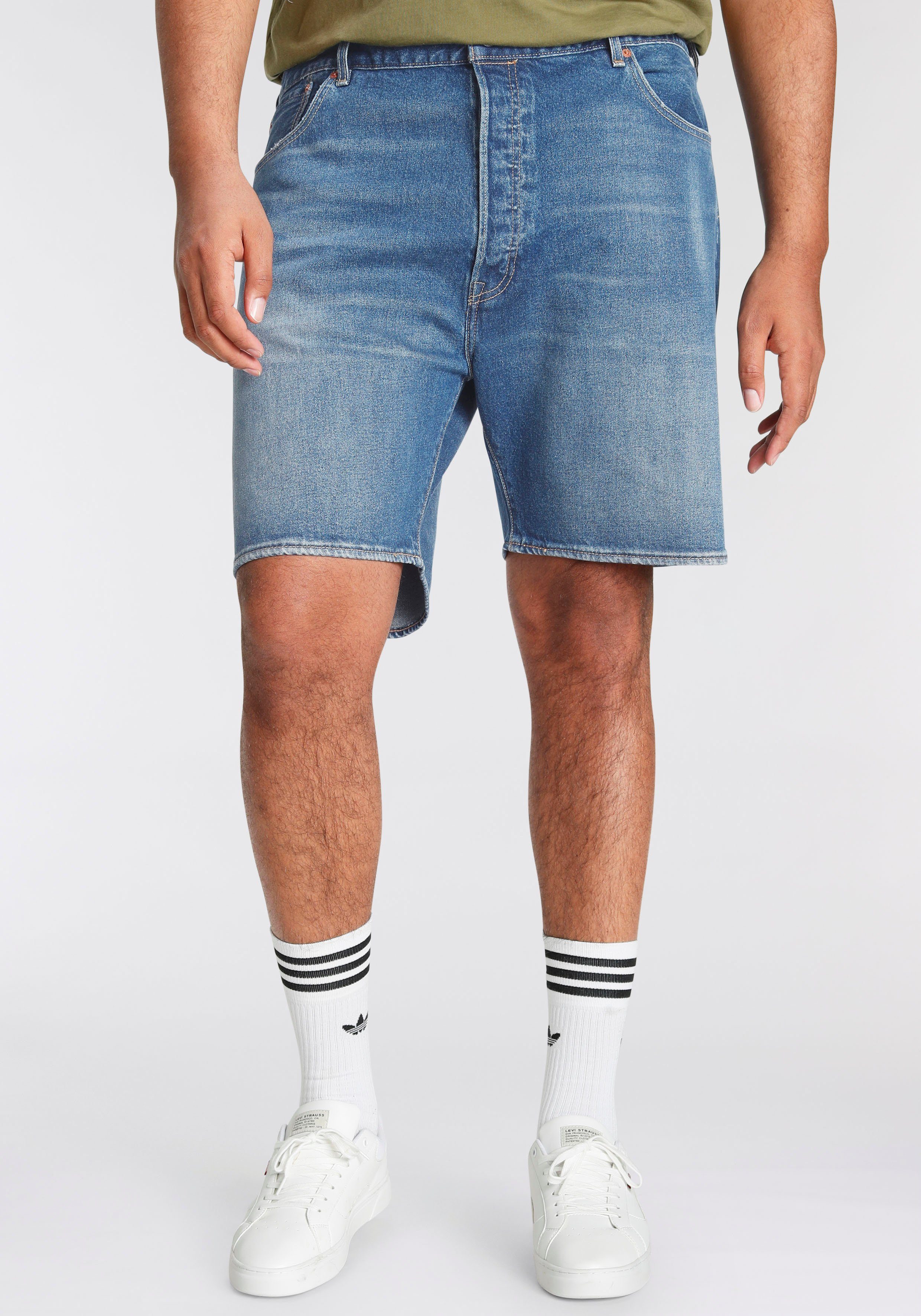 Levi's® Plus Jeansbermudas 501 HEMMED SHORTS mit Stretchanteil