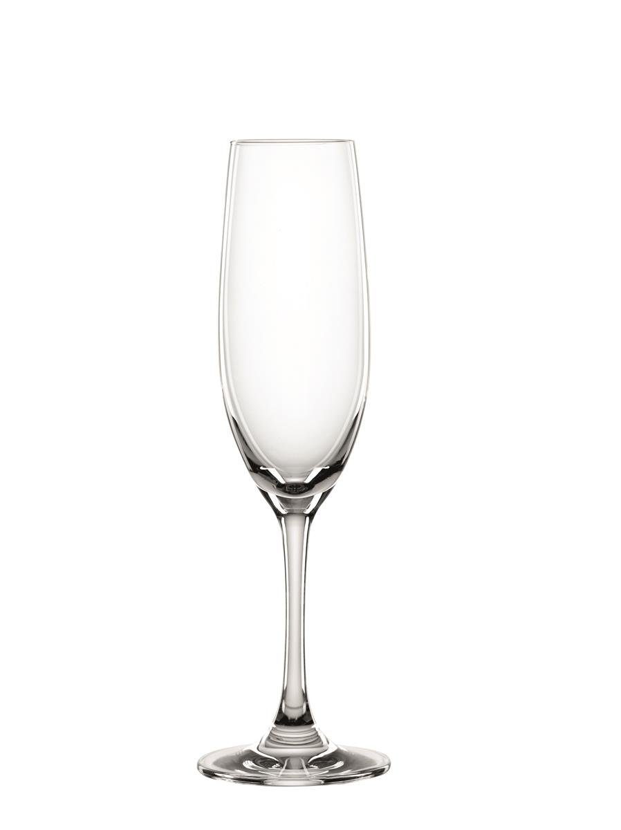 SPIEGELAU Sektglas Spiegelau Winelovers Champagnerflöte 4er Set 4090187, Glas