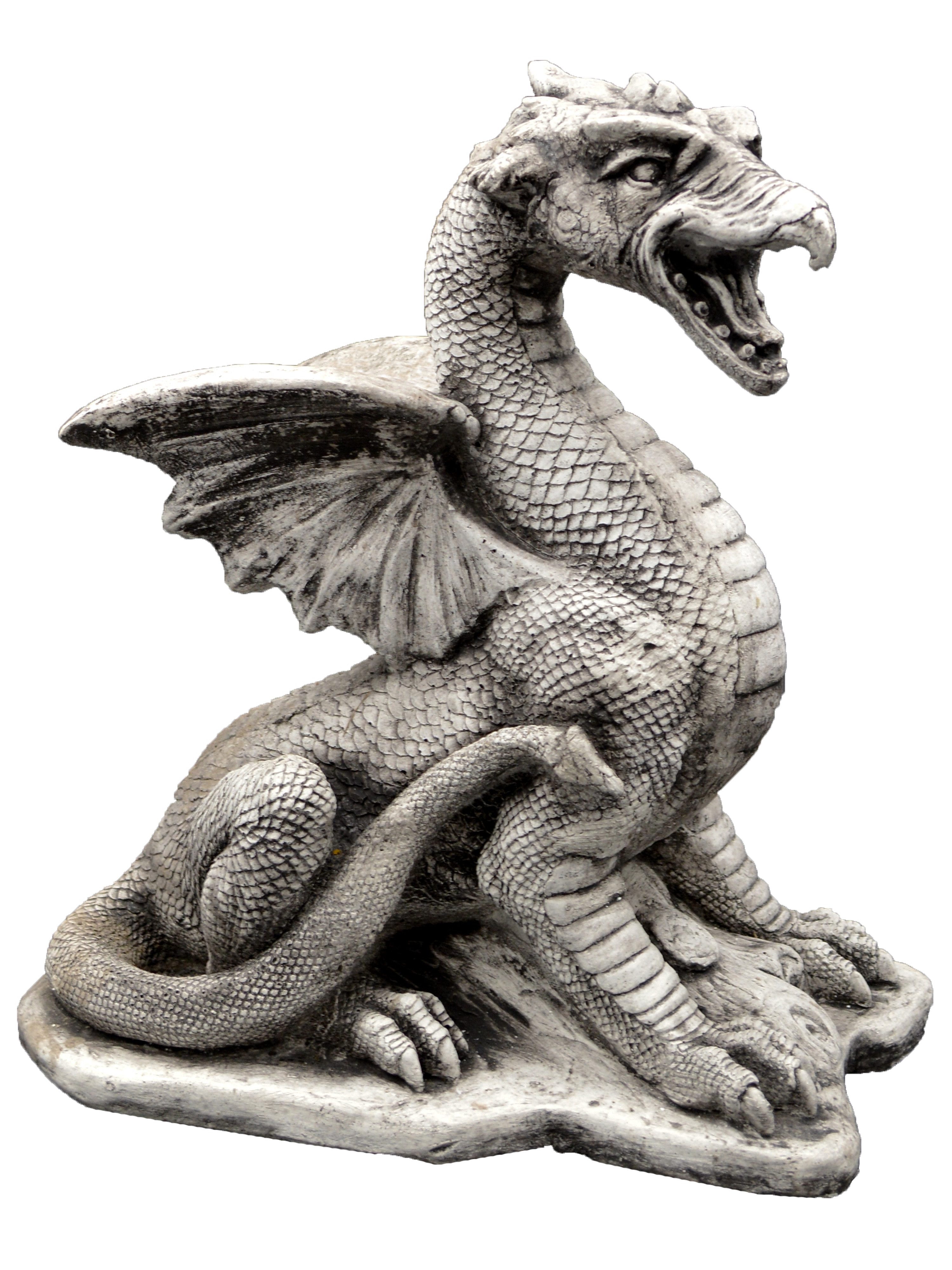 gartendekoparadies.de Gartenfigur Sagenhafter Drache, H. 33 cm, 10 kg, Fros günstig online kaufen
