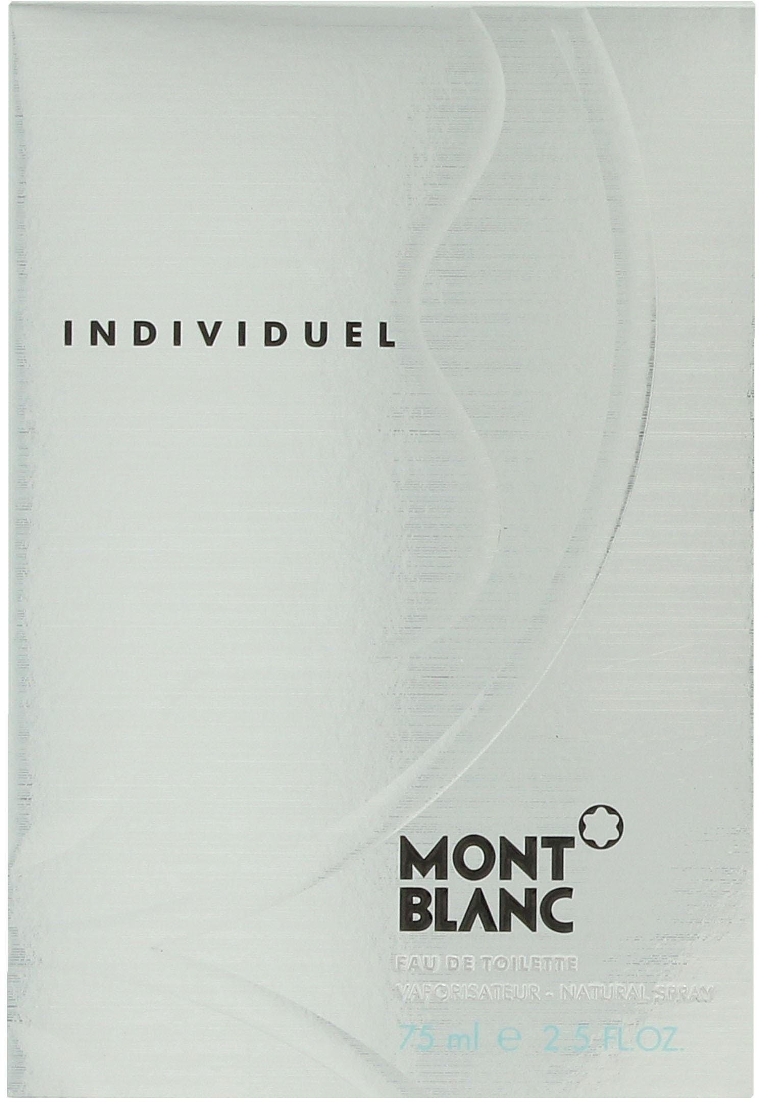 MONTBLANC Eau de Toilette Individuel, Holzig-orientalischer Herrenduft mit Lavendel, Jasmin und Vanille.