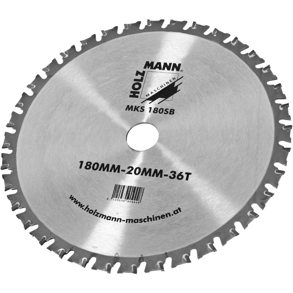 Holzmann Sägeblatt Ersatzsägeblatt TCT Holzmann Maschinen MKS180SB