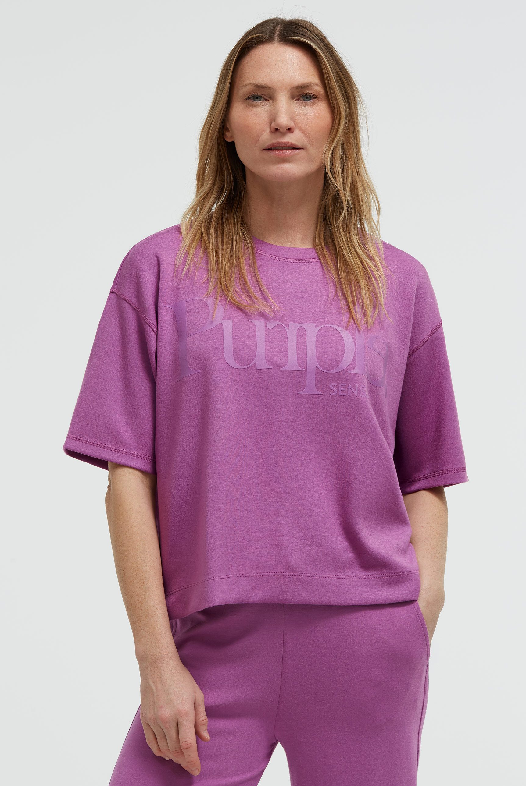 SENSES.THE LABEL Sweater mit abgerundeten Saum