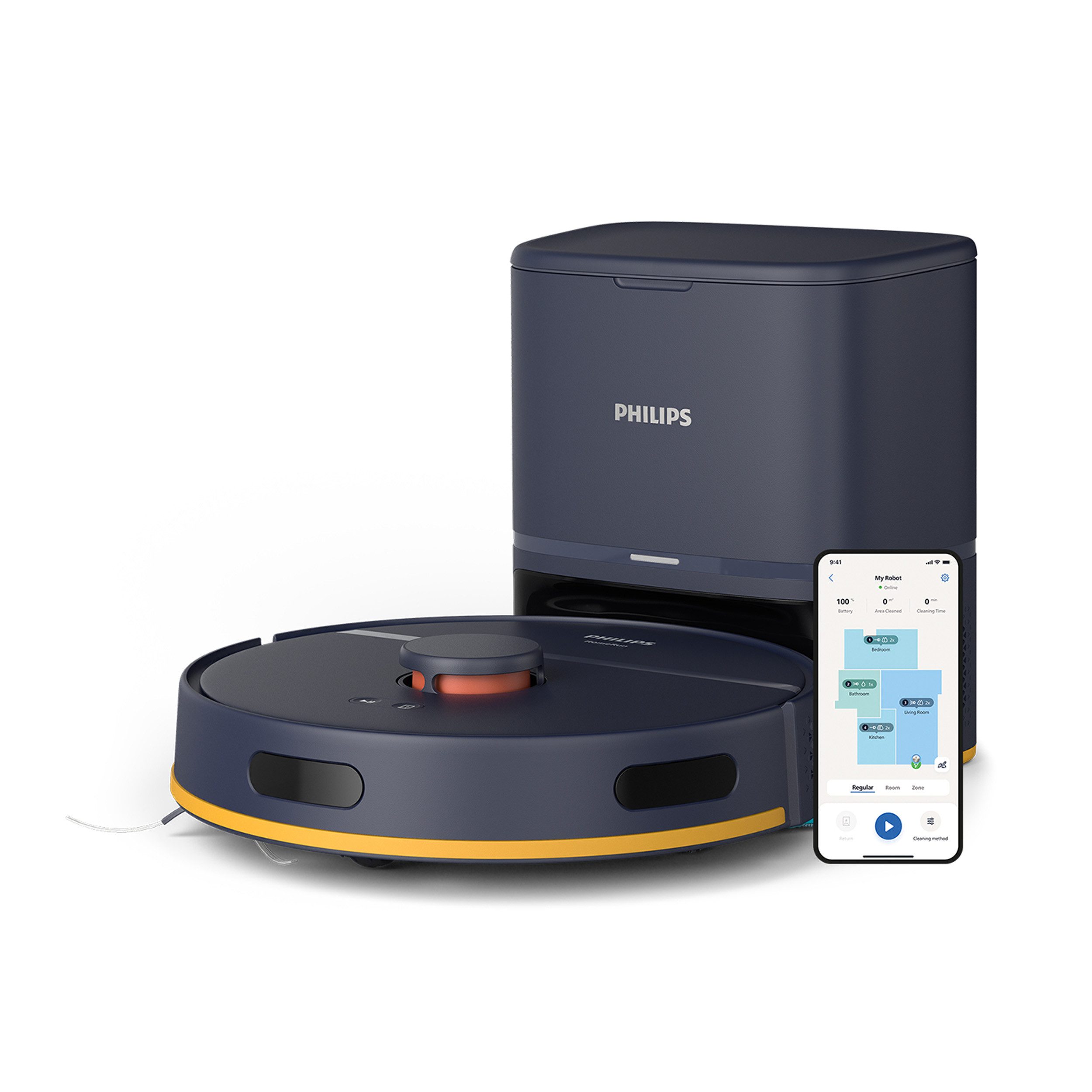 Nass-Trocken-Saugroboter XU2100/10 2000 Series, mit Teppich-Boost Funktion