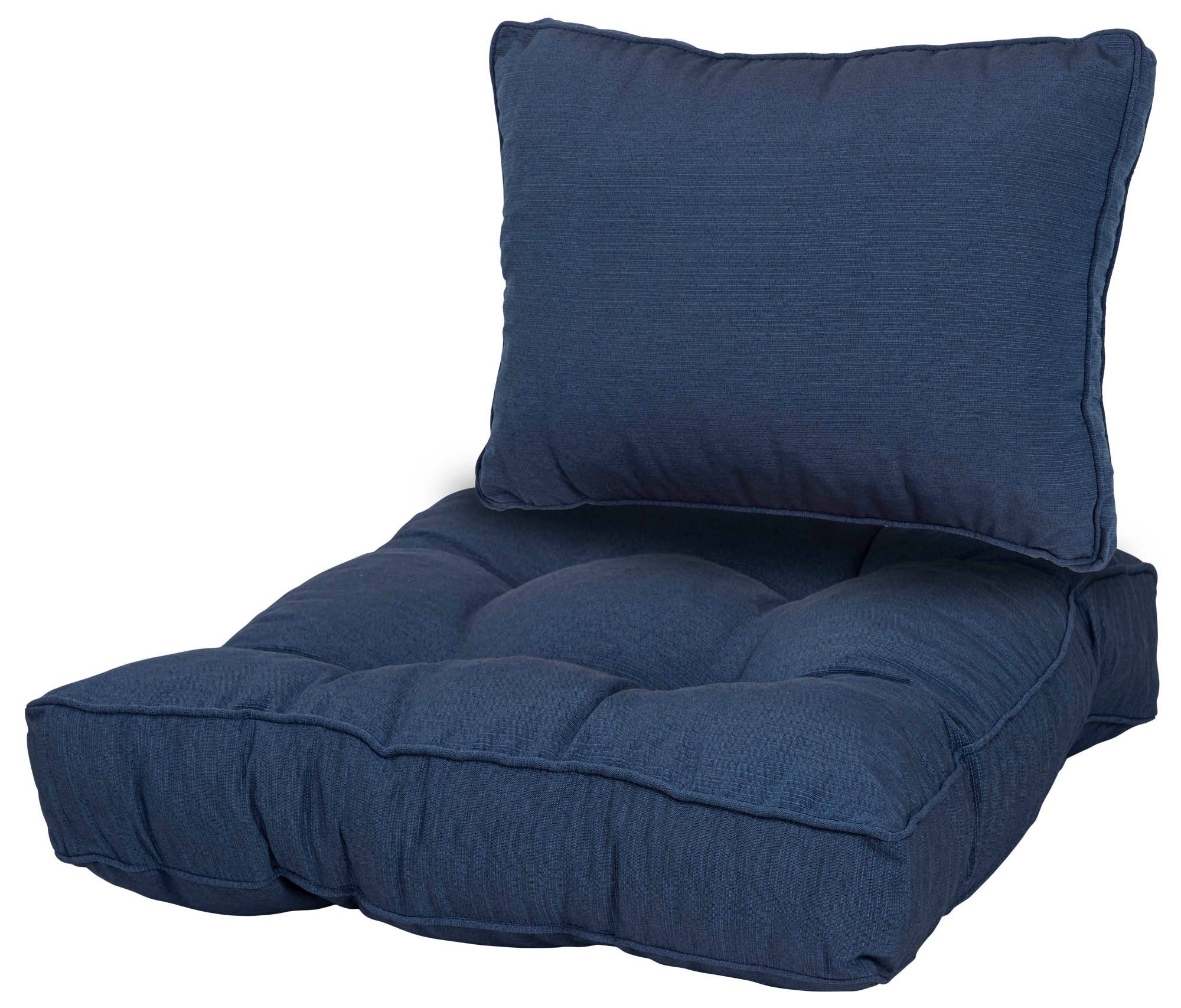 Sun Garden Polsterauflage Universal Loungekissen Set 50318-101 blau 46x60 cm +60x60 cm SunGarden, (1 St)