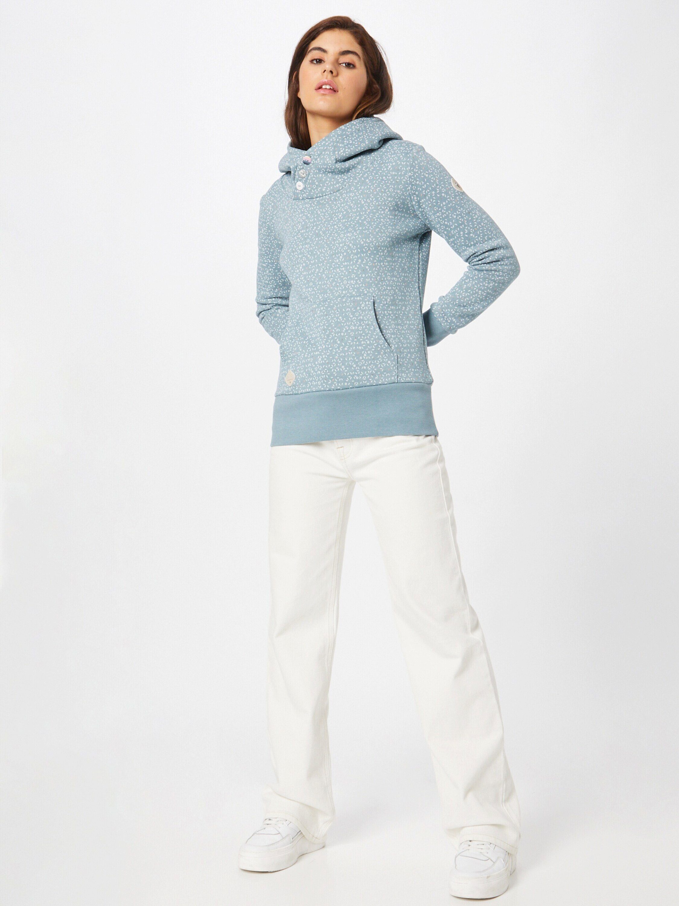 Sweatshirt (1-tlg) Ragwear DUSTY Details Chelsea GREEN Plain/ohne