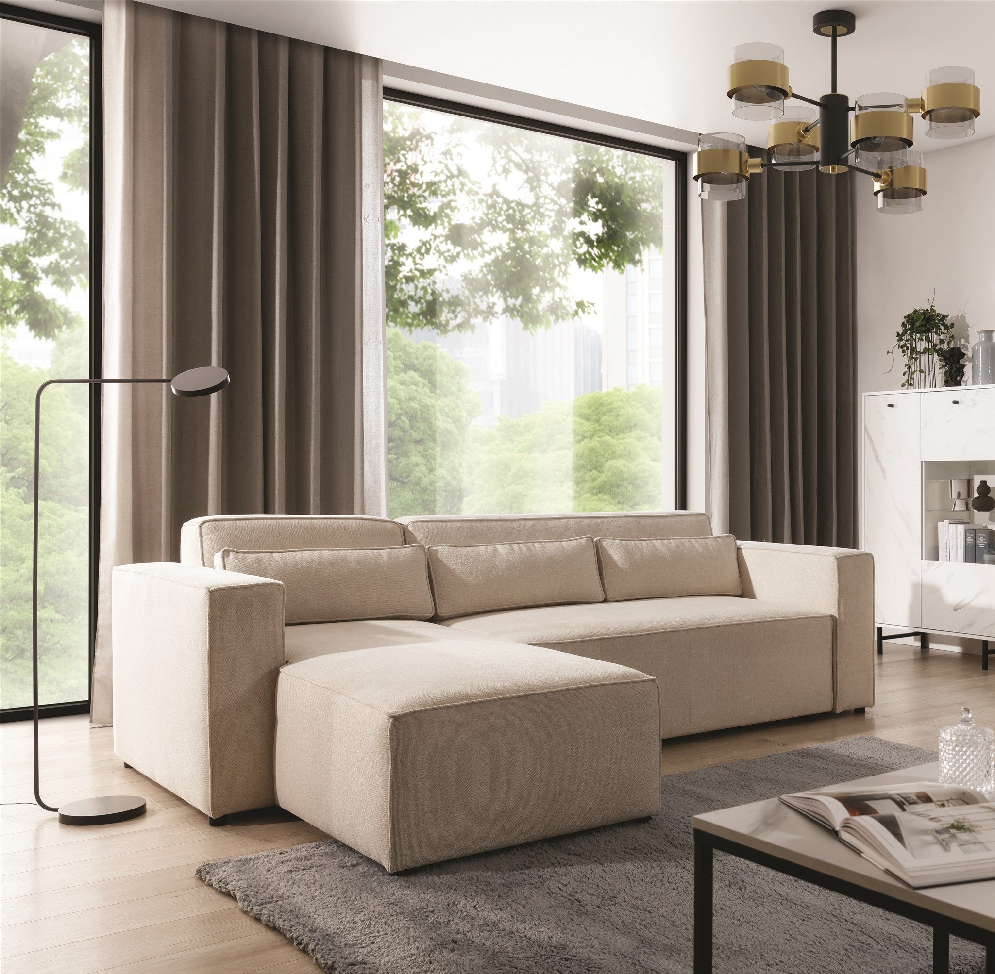 Fun Möbel Ecksofa Schlafsofa WALDO in günstig online kaufen