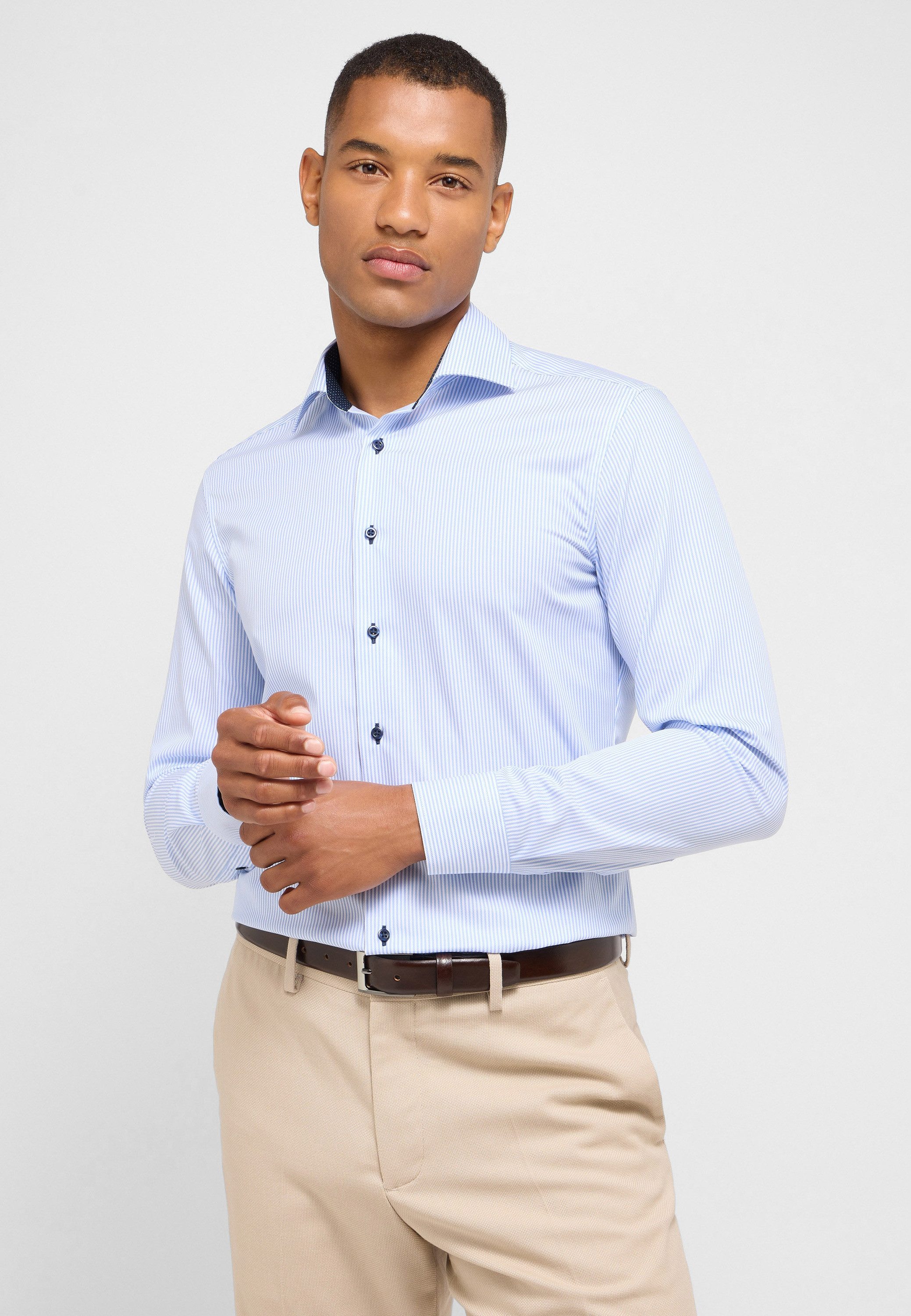 Eterna Langarmhemd SLIM FIT NON IRON günstig online kaufen