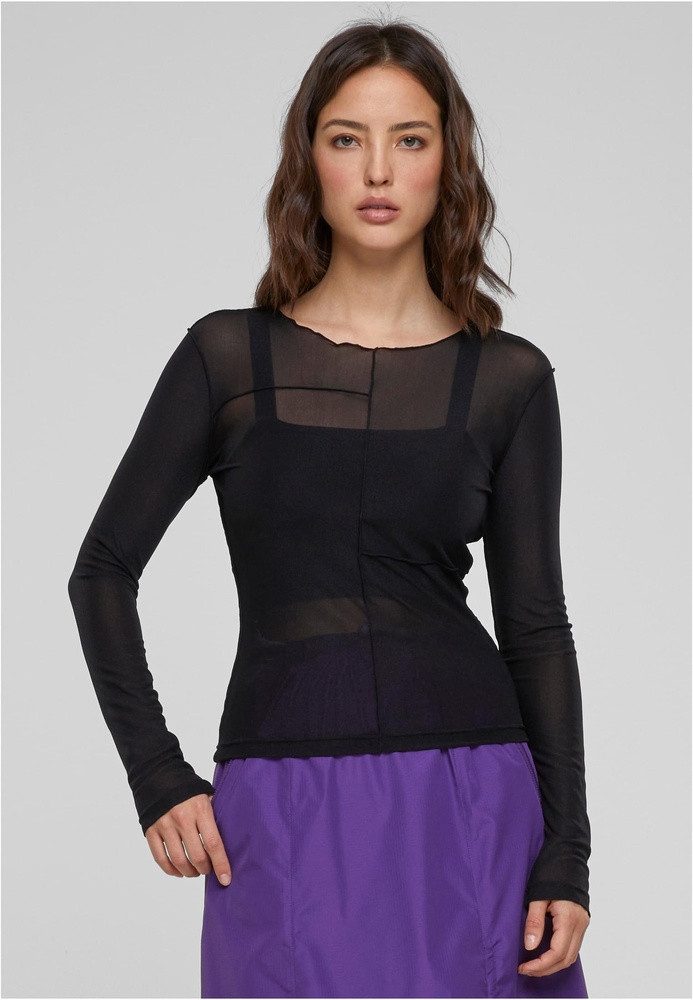 URBAN CLASSICS Longsleeve Ladies Exposed Seam Mesh Longsleeve günstig online kaufen