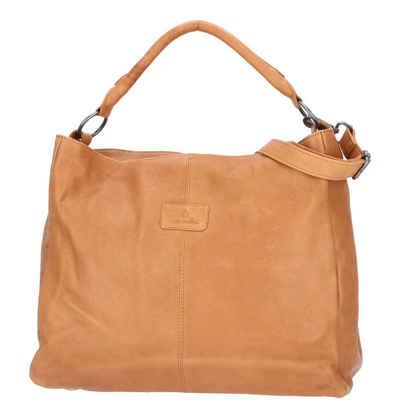 The Skandinavian Brand Umhängetasche The Skandinavian Brand Damen Leder Tasche, Hobo Cognac (1-tlg)