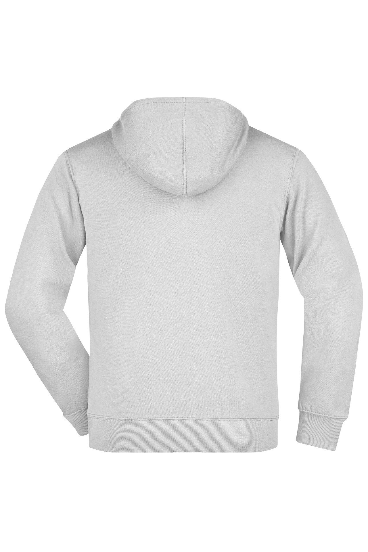 James & Nicholson Kapuzensweatjacke Klassische Herren Sweatjacke mit doppellagiger Kapuze JN042 Innen besonders weich angeraut