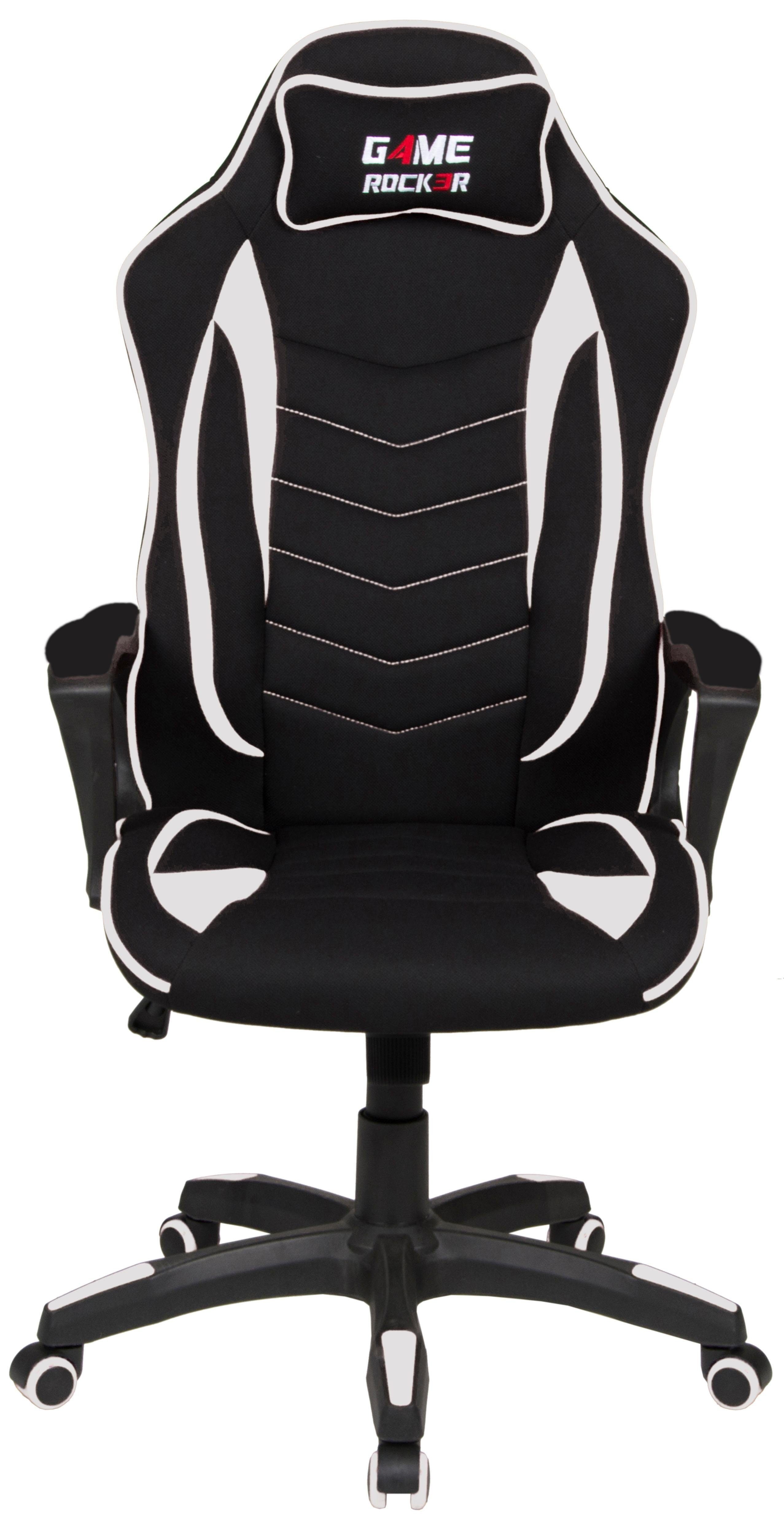 Duo Collection Gaming-Stuhl Drehfunktion R-10, komfortabler Game-Rocker mit Nackenkissen & Bürostuhl