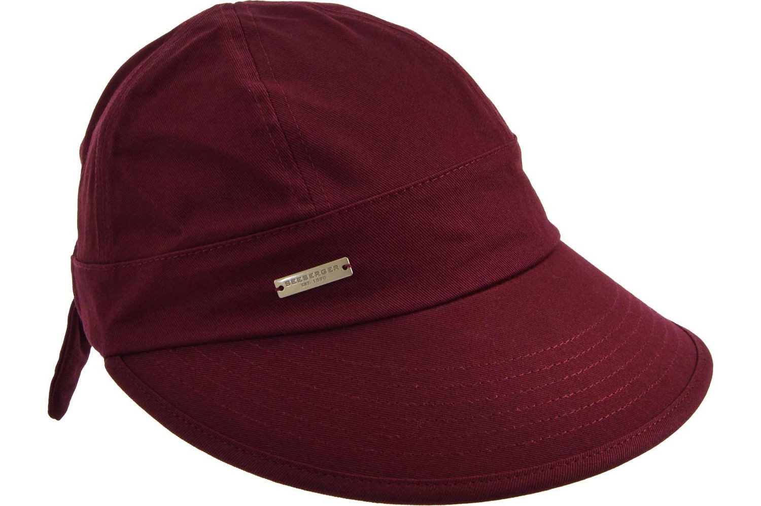 Seeberger Baseball Cap Schildkappe aus 100% Baumwolle mit Schleife hinten